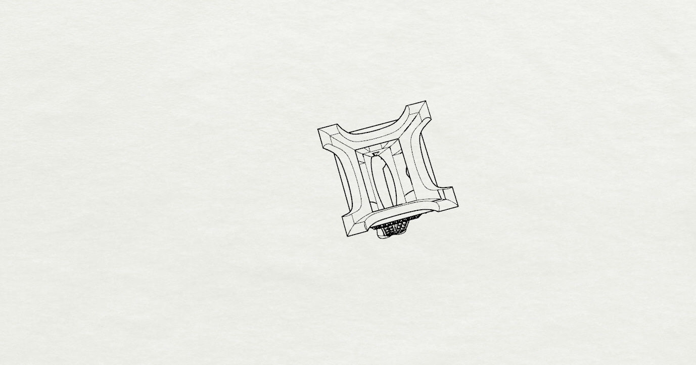 Rings sapphire pendant and ring 3D print model_29