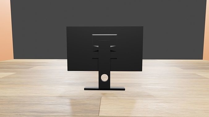 Low-Poly PC Monitor  3D model