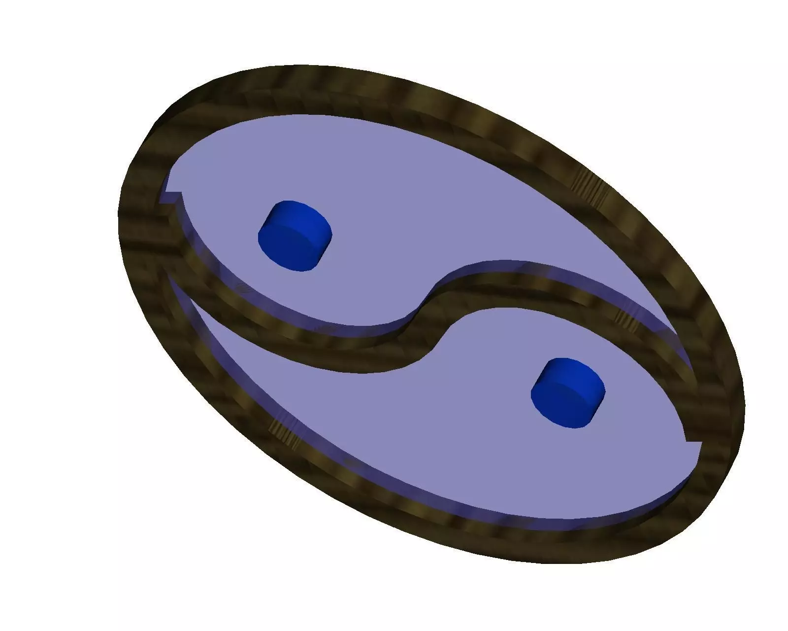 Windows letter b 3D print model_0