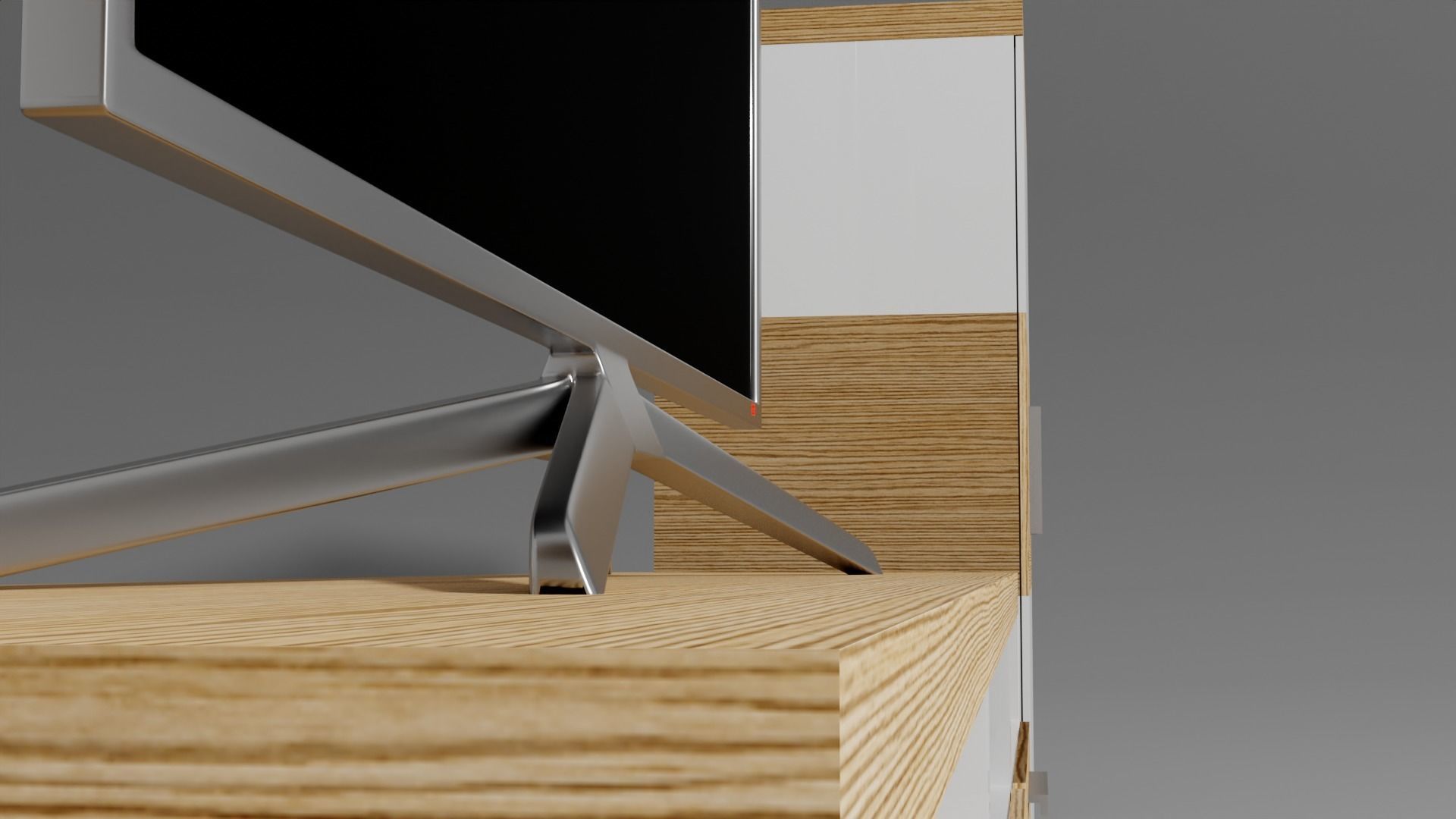 Elegant TV stand 3D model_3