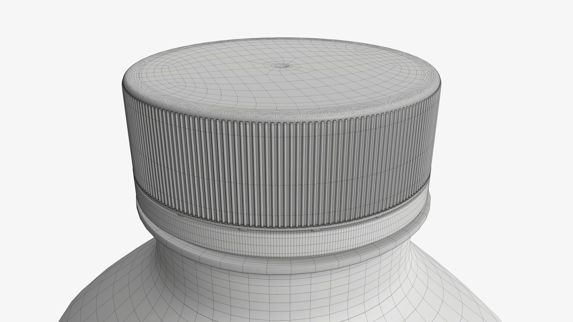 Bottle with smoothie drink  3D model_7