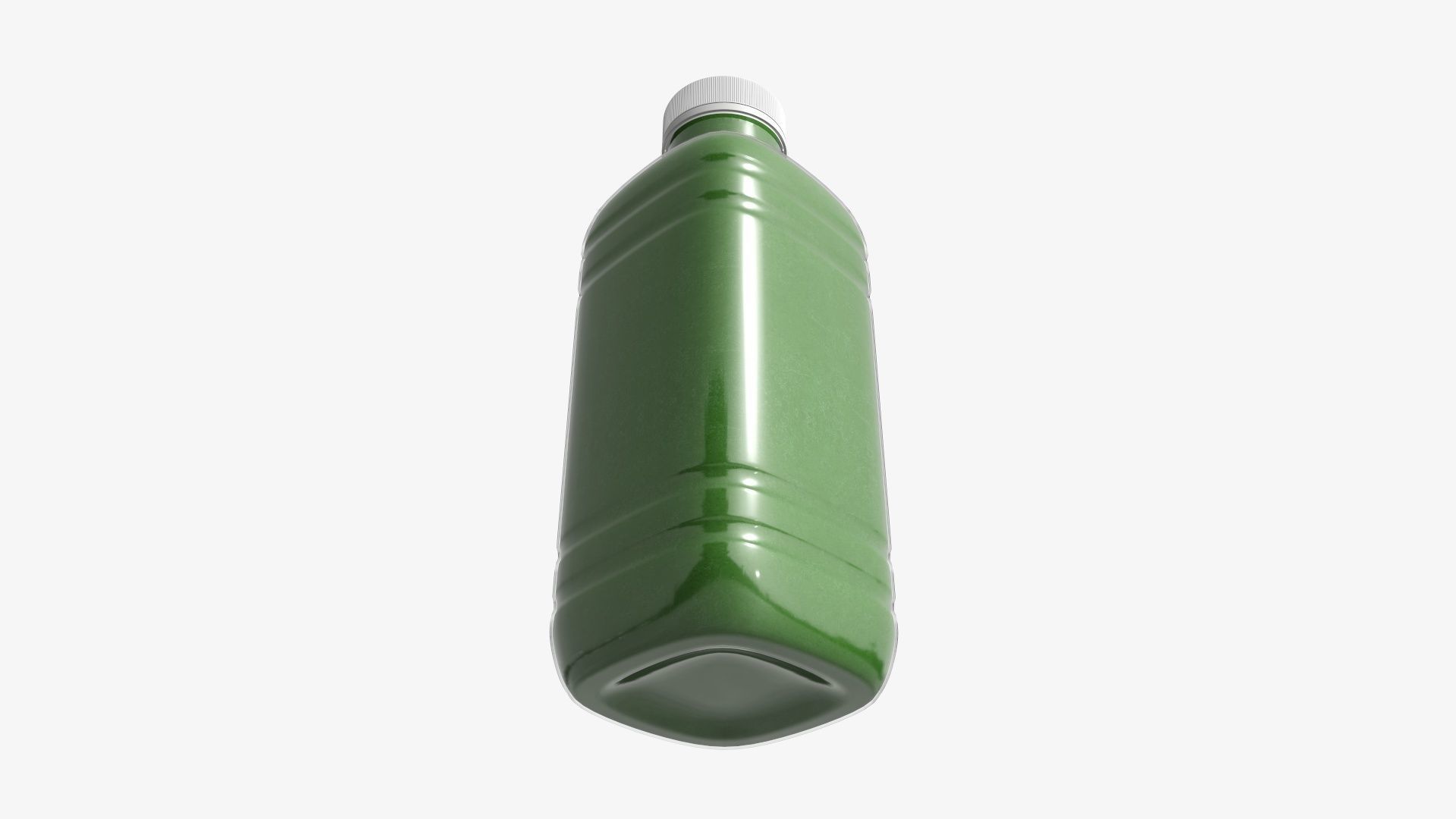 Bottle with smoothie drink  3D model_2