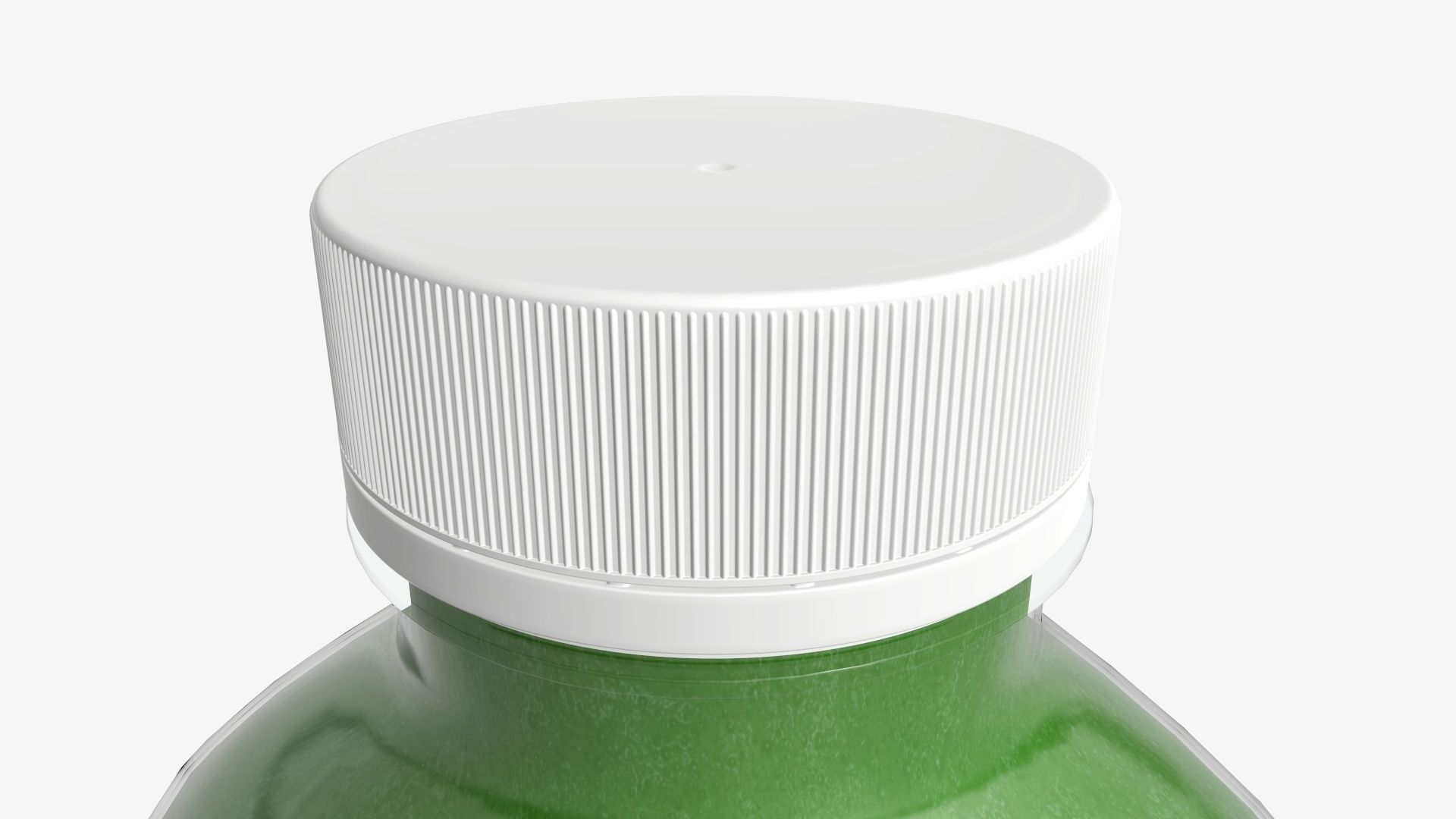 Bottle with smoothie drink  3D model_3