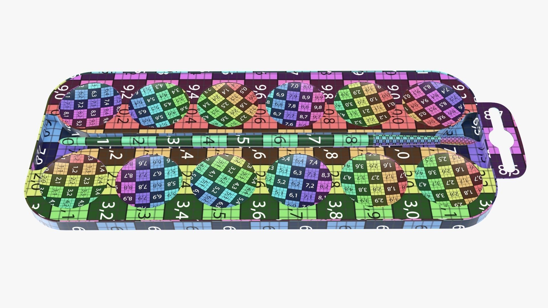 Paint watercolor set 02 3D model_11