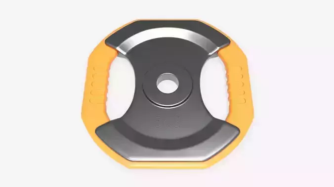 Weight disk with handles 3D model