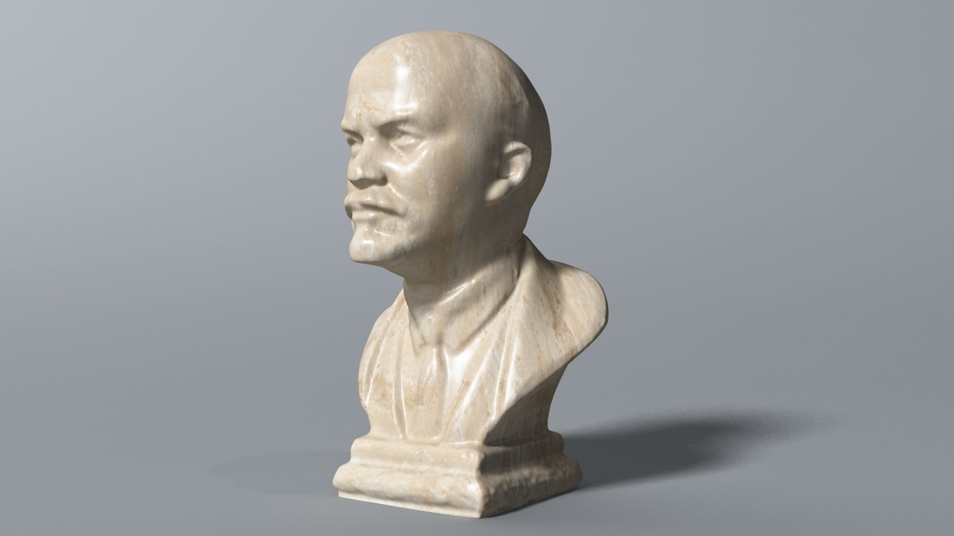 Vladimir Lenin Bust 3D model_1