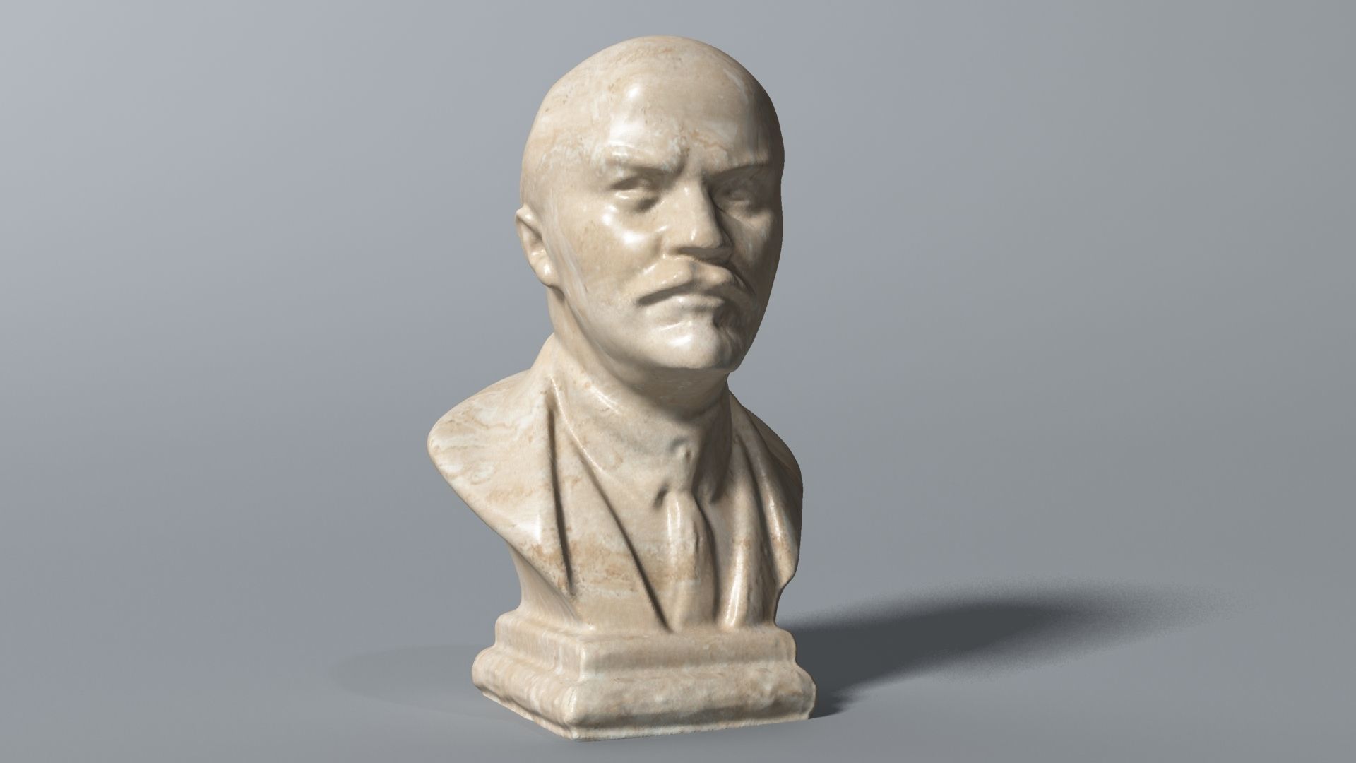 Vladimir Lenin Bust 3D model_2