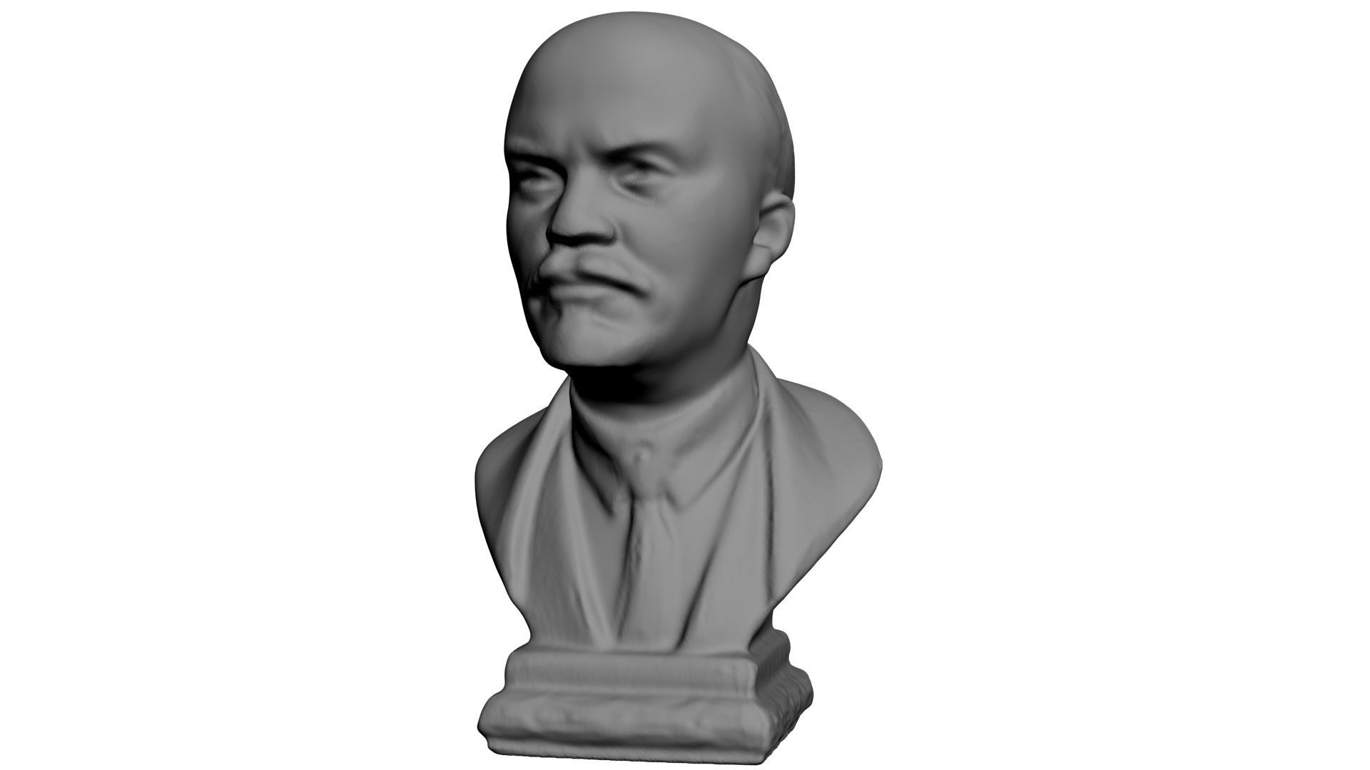 Vladimir Lenin Bust 3D model_6
