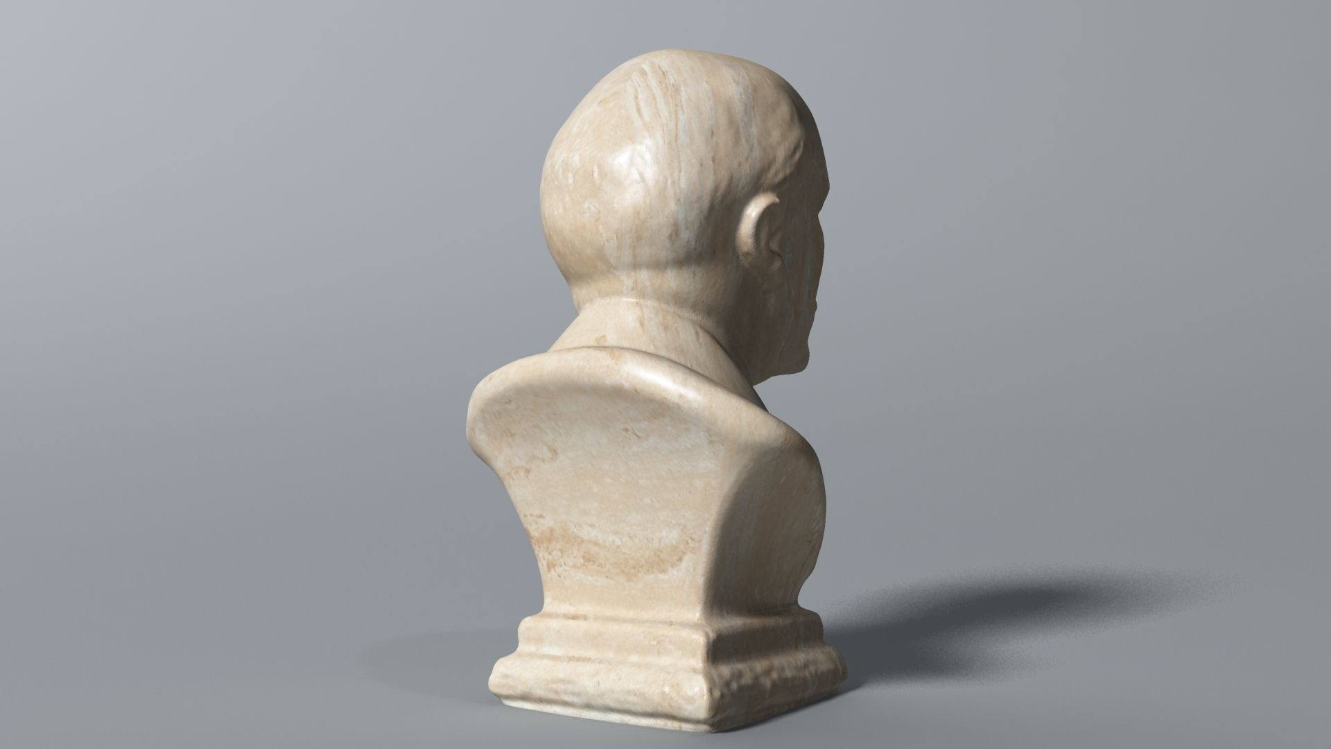 Vladimir Lenin Bust 3D model_5
