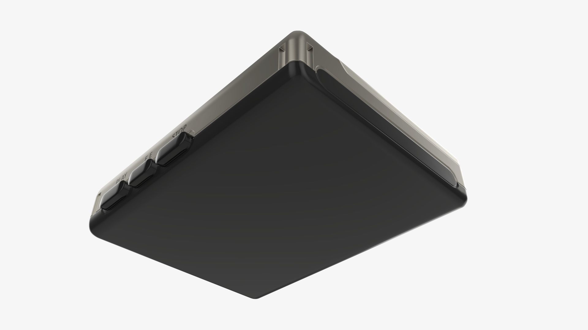 Audio cassette tape player 3D model_6