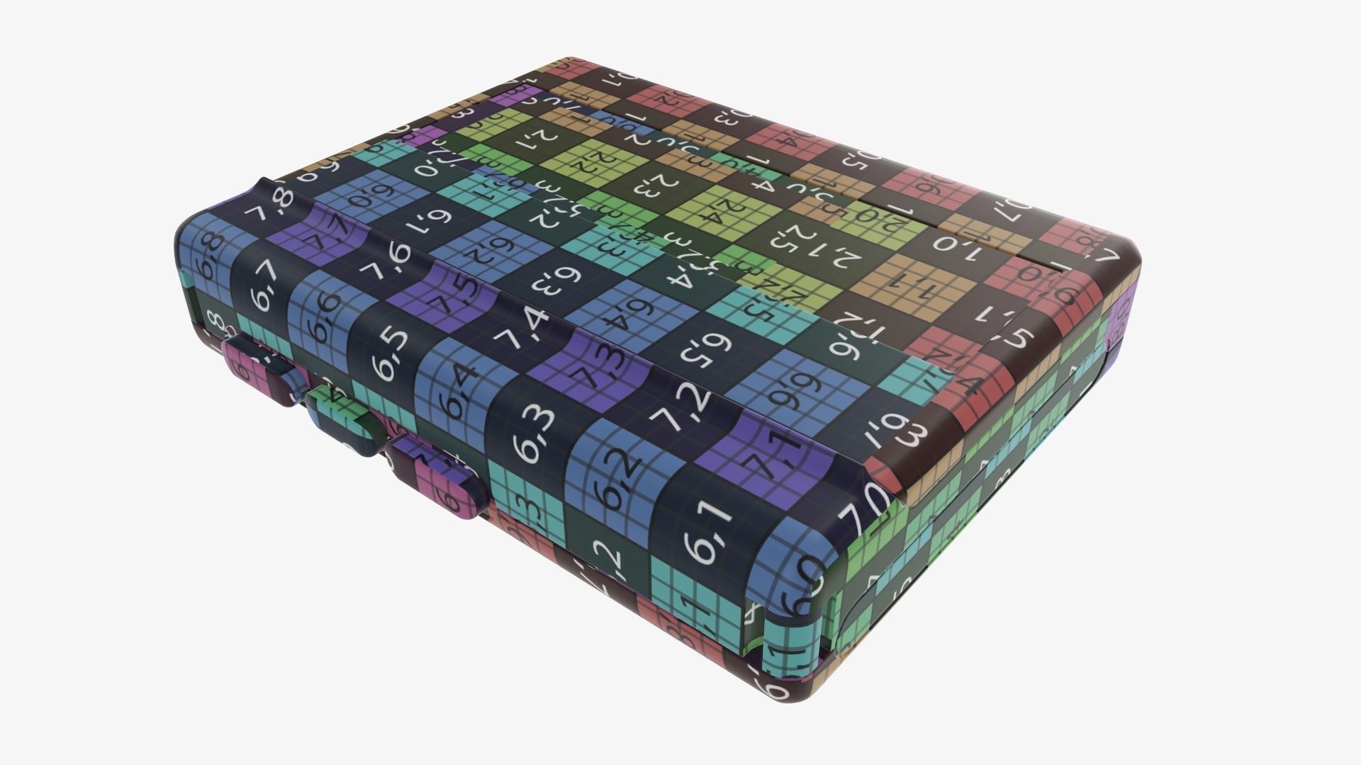 Audio cassette tape player 3D model_25