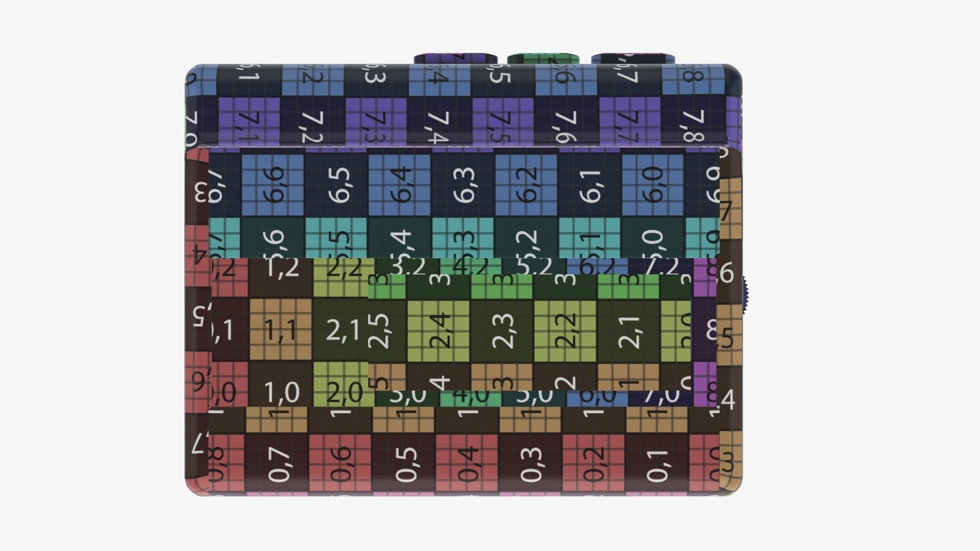 Audio cassette tape player 3D model_22