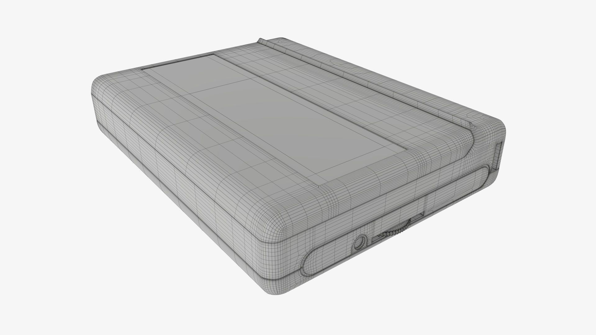 Audio cassette tape player 3D model_13