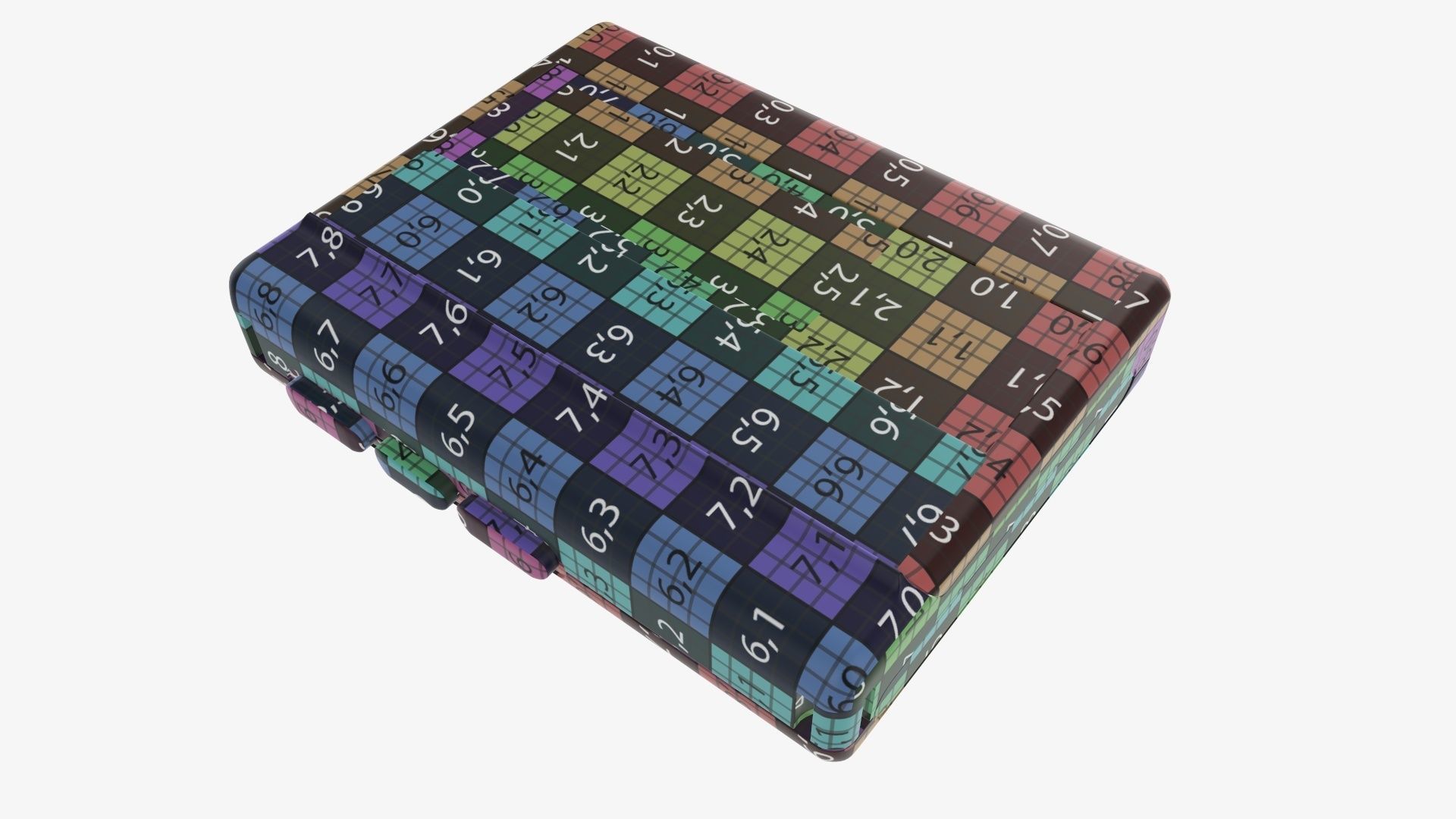 Audio cassette tape player 3D model_27