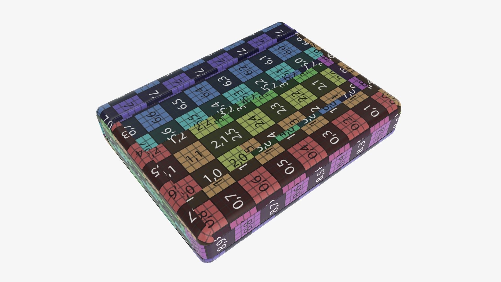 Audio cassette tape player 3D model_20