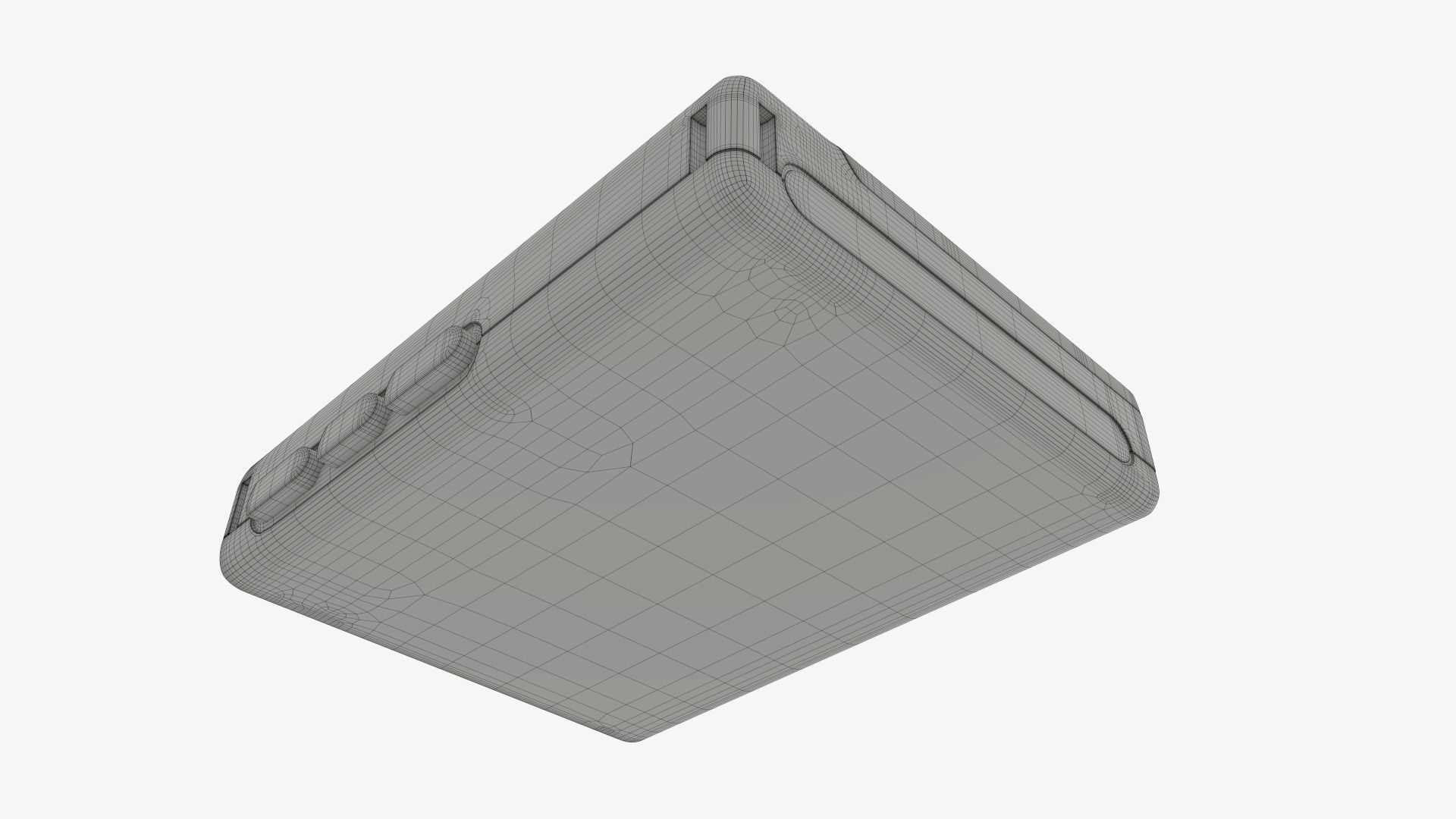 Audio cassette tape player 3D model_16