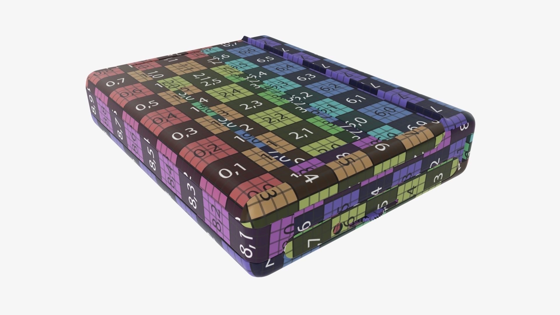 Audio cassette tape player 3D model_23