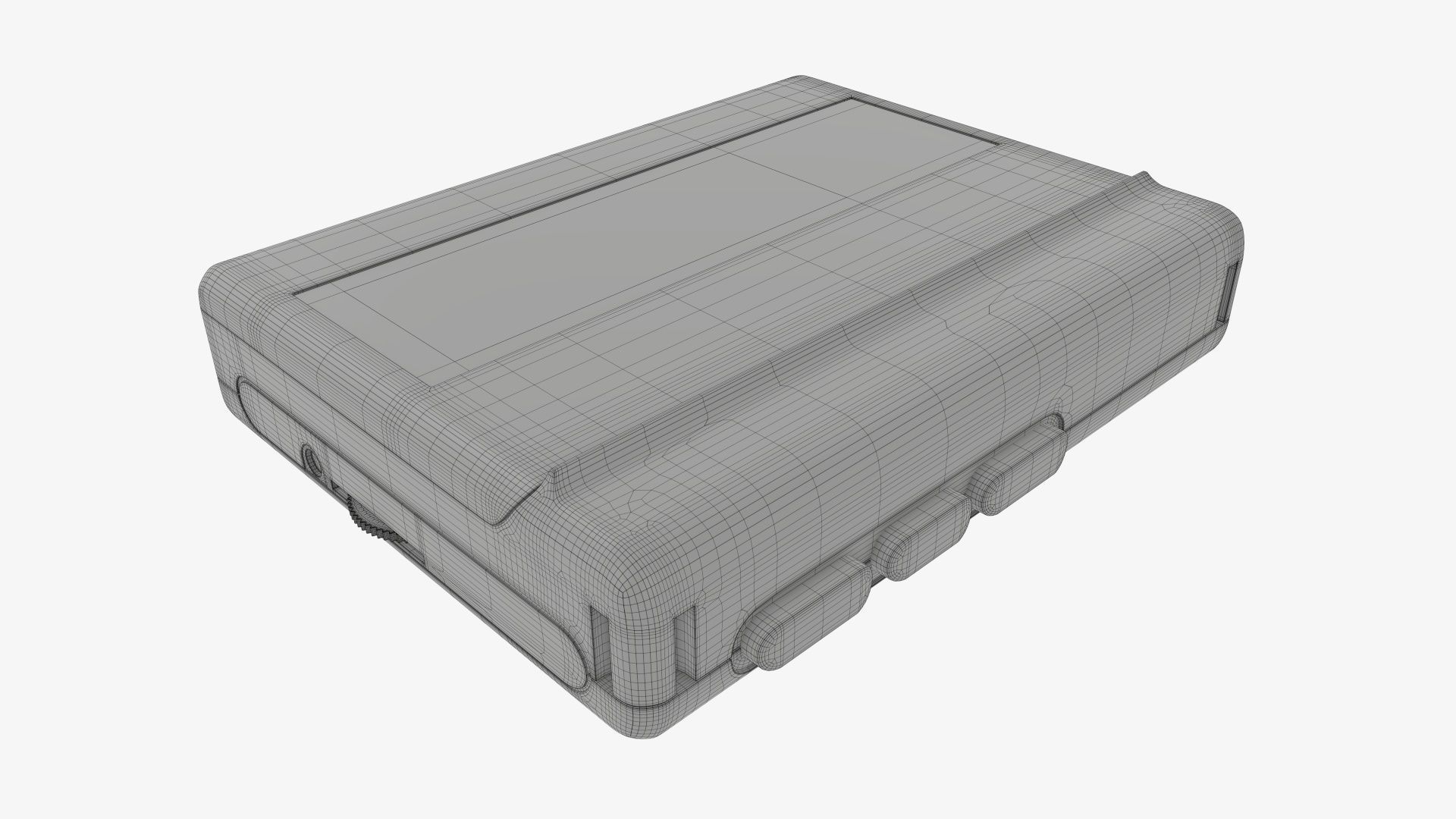 Audio cassette tape player 3D model_14