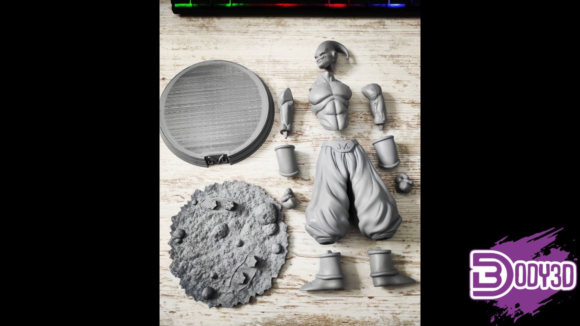 Super buu 1-6 Scale - Dragon Ball 3D print model_9