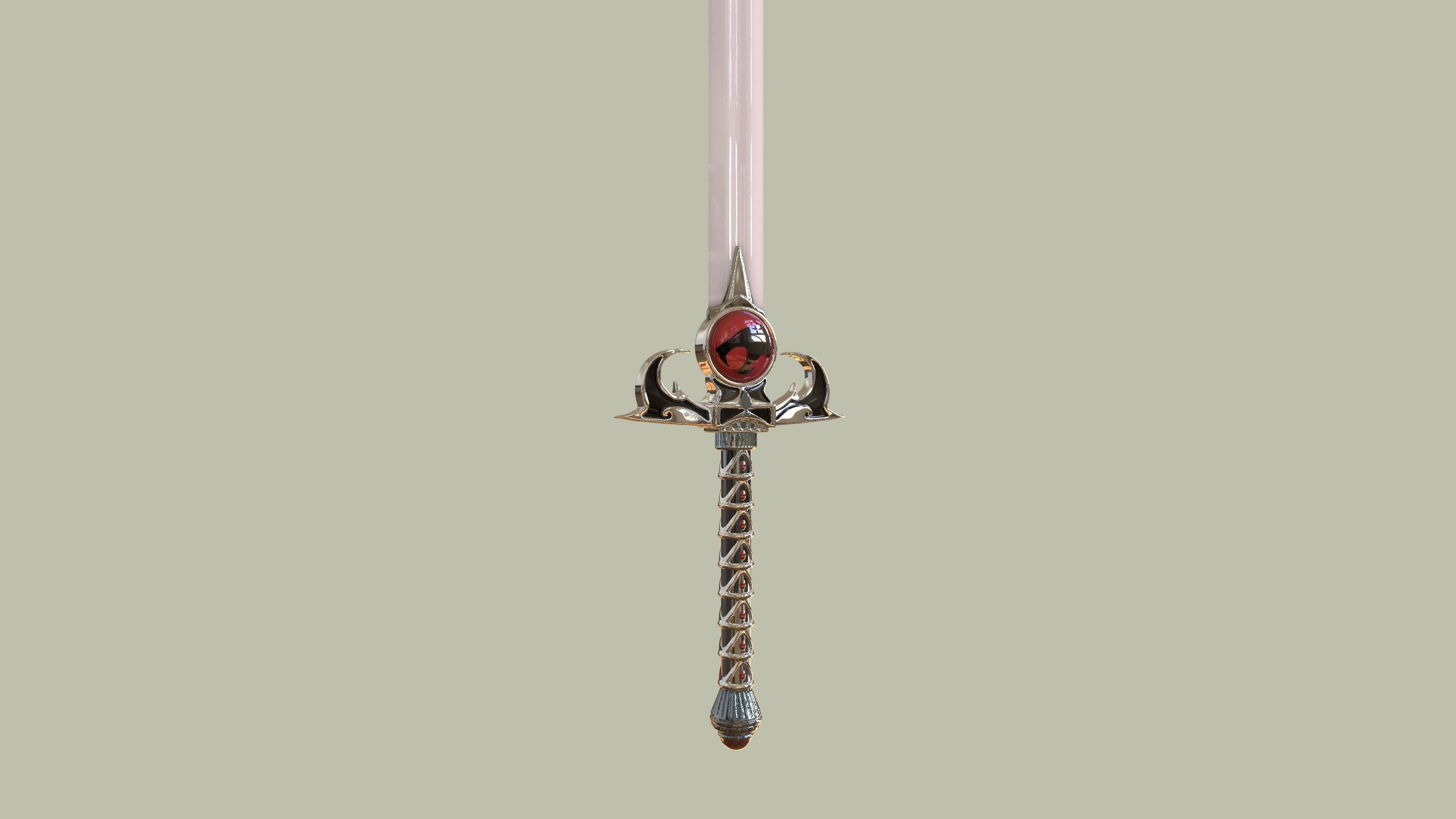 ESPADA DEL AUGURIO - SWORD OF OMENS 3D print model_3