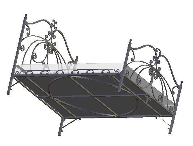 Forged bed 3D model_1