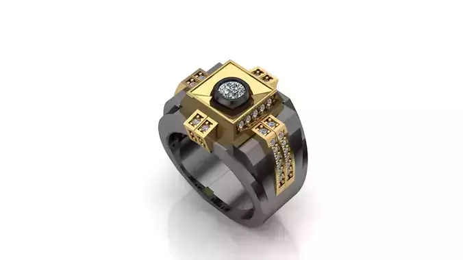men ring 33 3D print model
