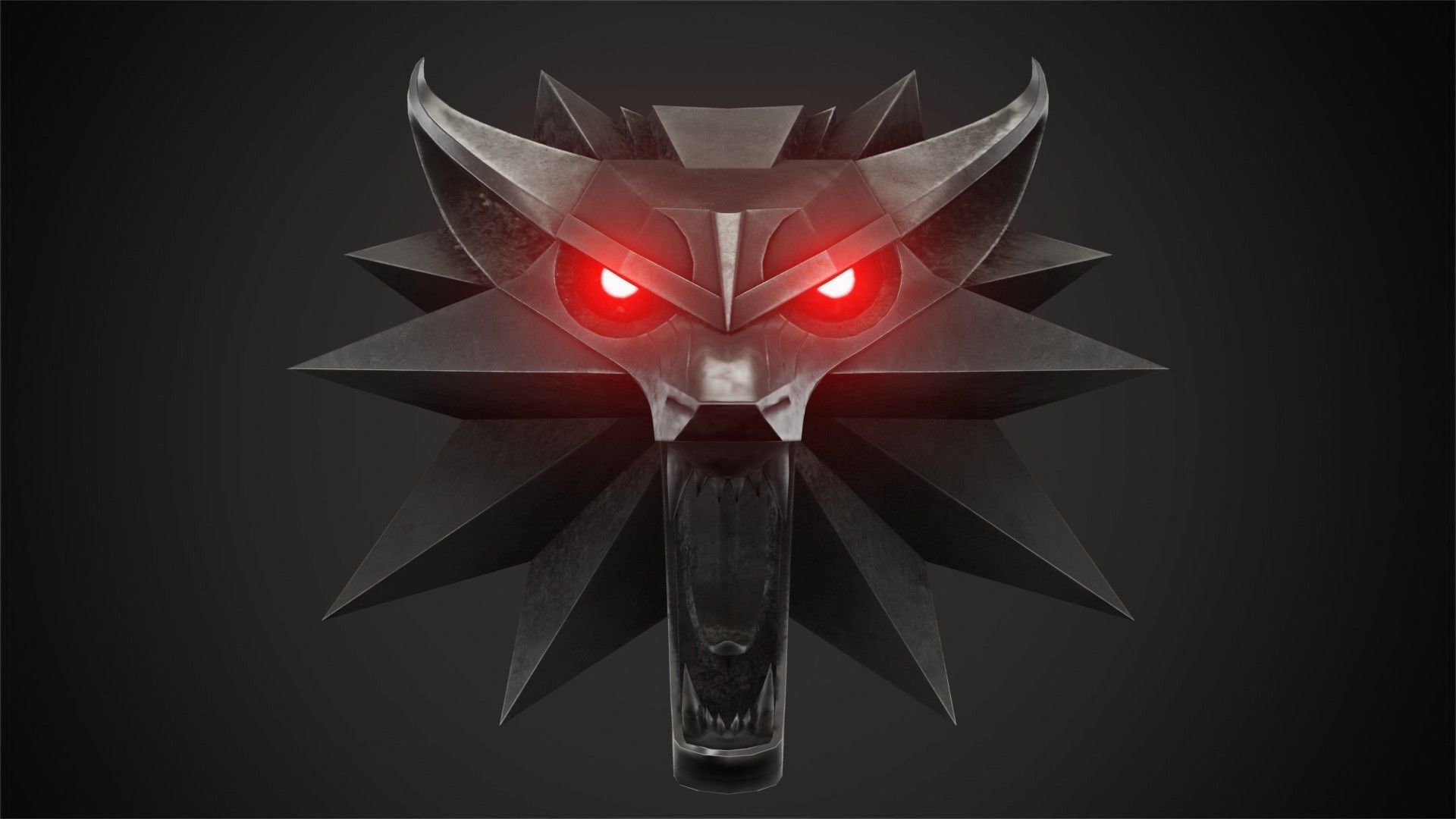 The Witcher Wolf Medallion for Cosplay 3D print model_4