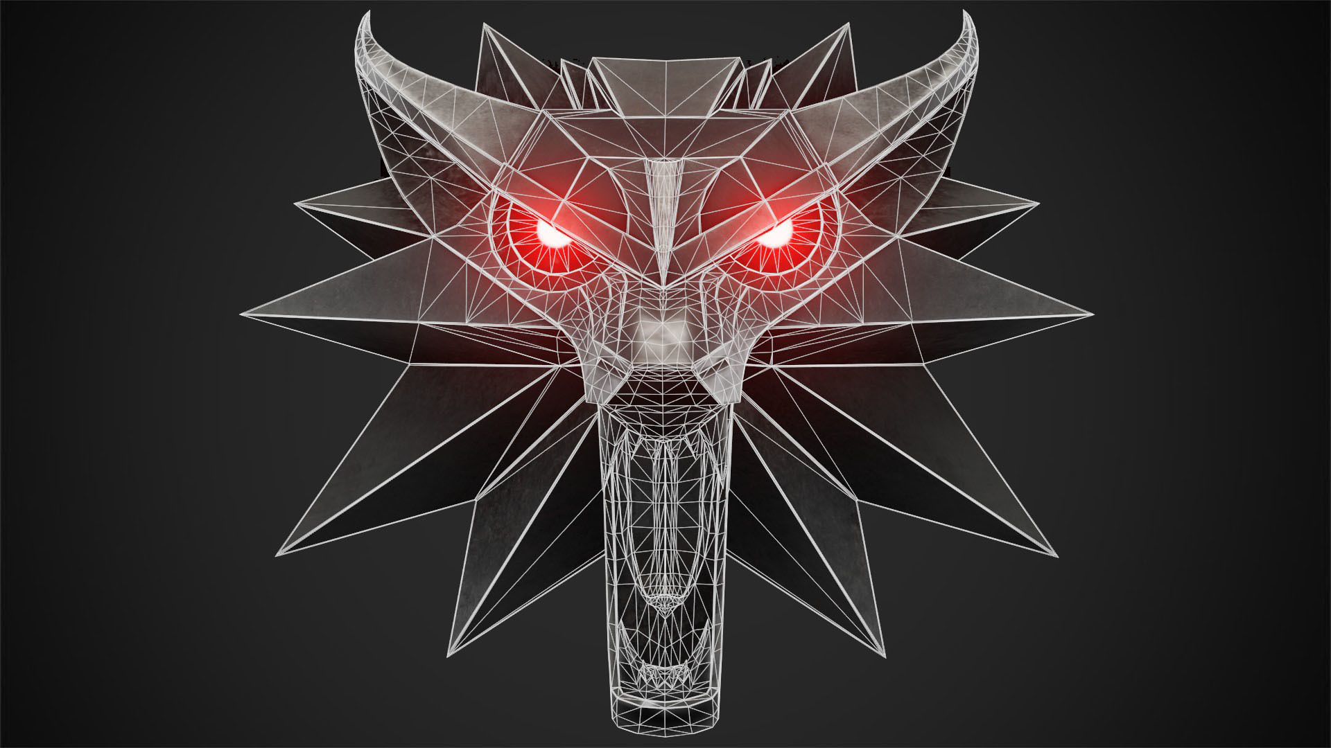 The Witcher Wolf Medallion for Cosplay 3D print model_5