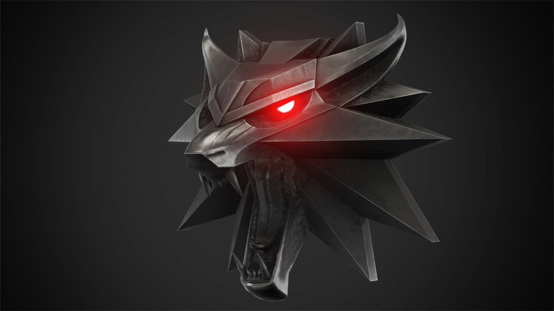 The Witcher Wolf Medallion for Cosplay 3D print model_2