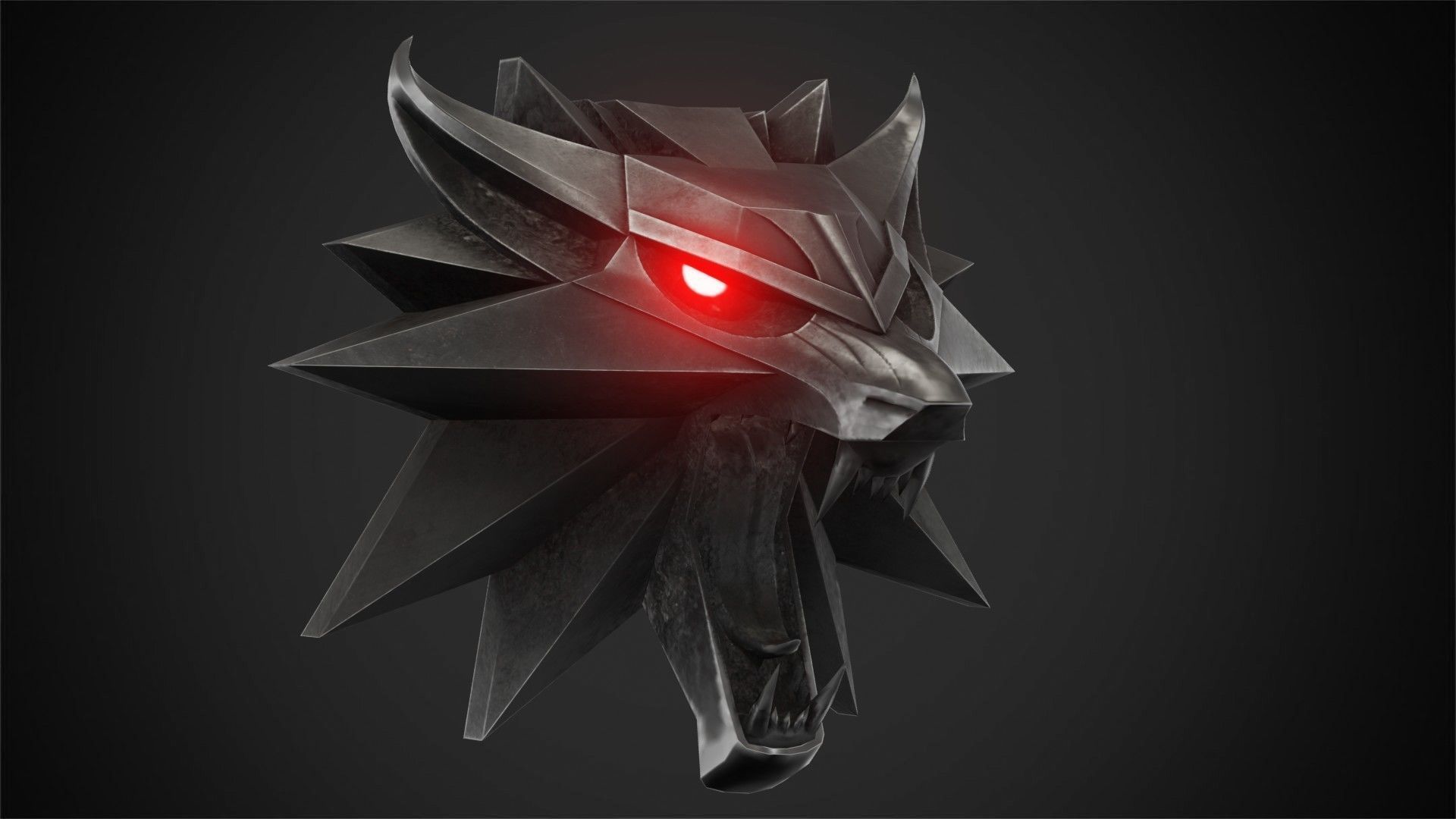 The Witcher Wolf Medallion for Cosplay 3D print model_3
