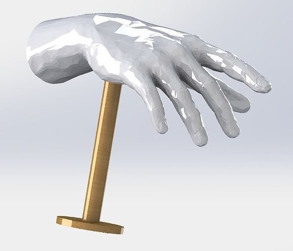 Hand of Adam at The Rodin Museum Paris 3D print model