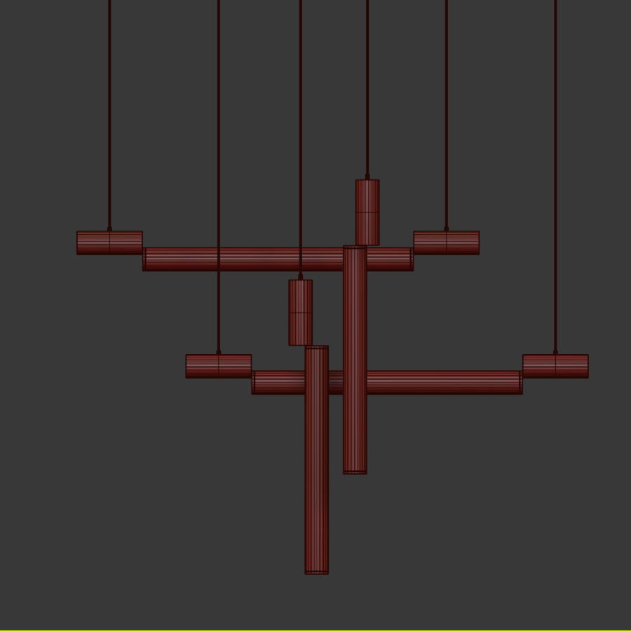 SVL Signal Pendant light 3D model_4