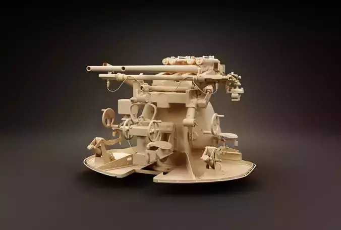 37 mm SK C30 3D model