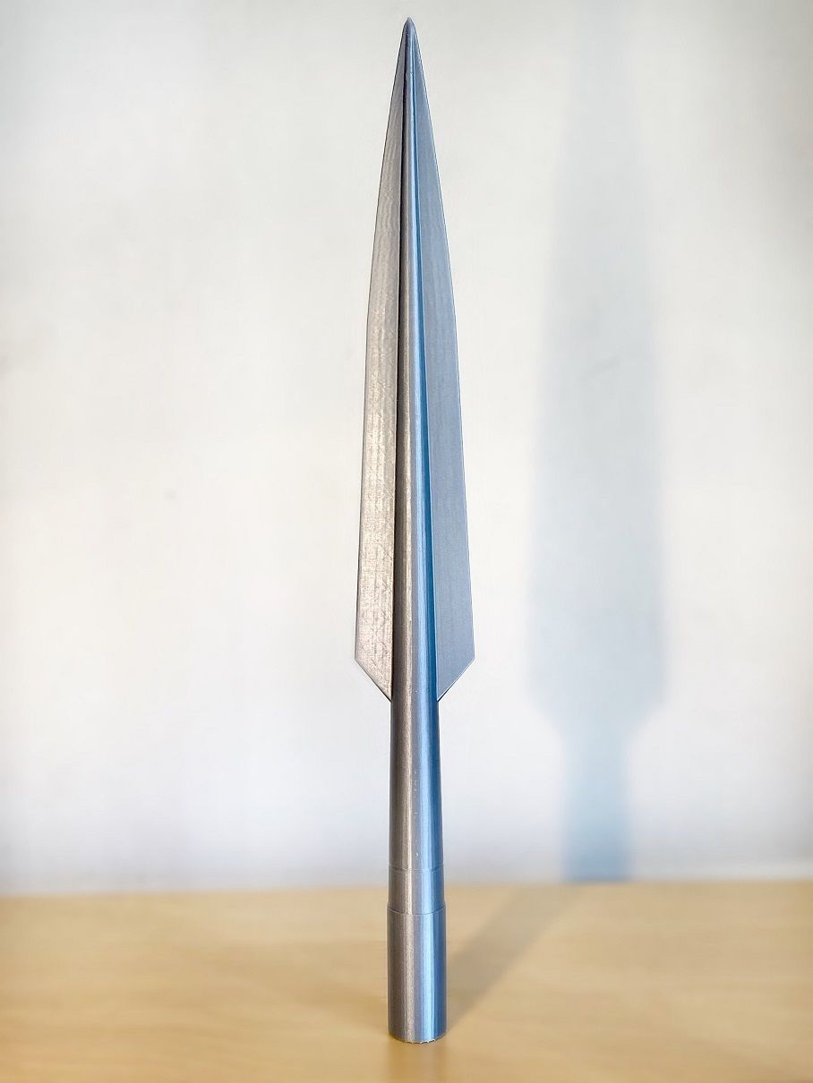 Beskar Spear tip from Mandalorian 3D print model_6