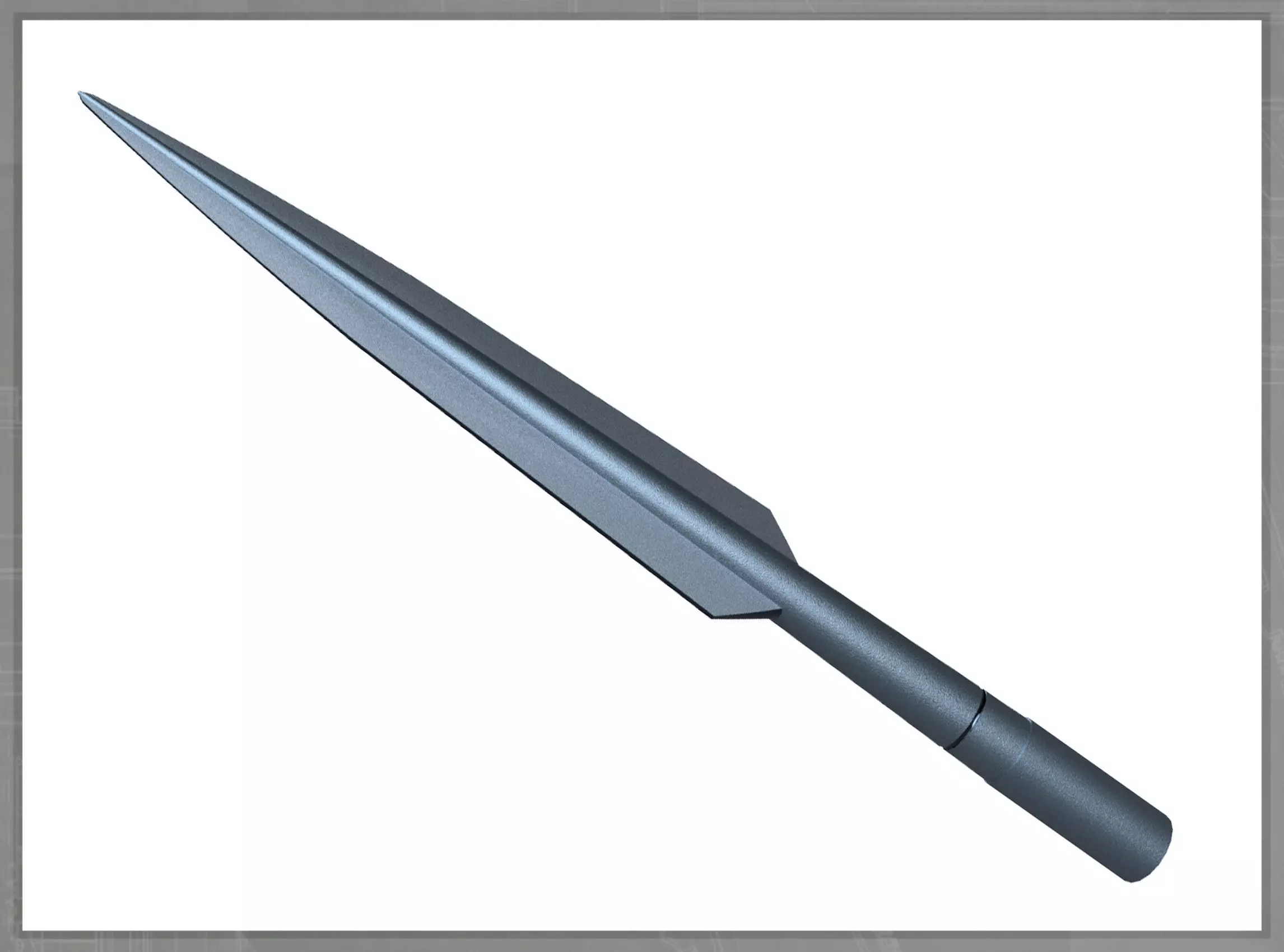 Beskar Spear tip from Mandalorian 3D print model_0