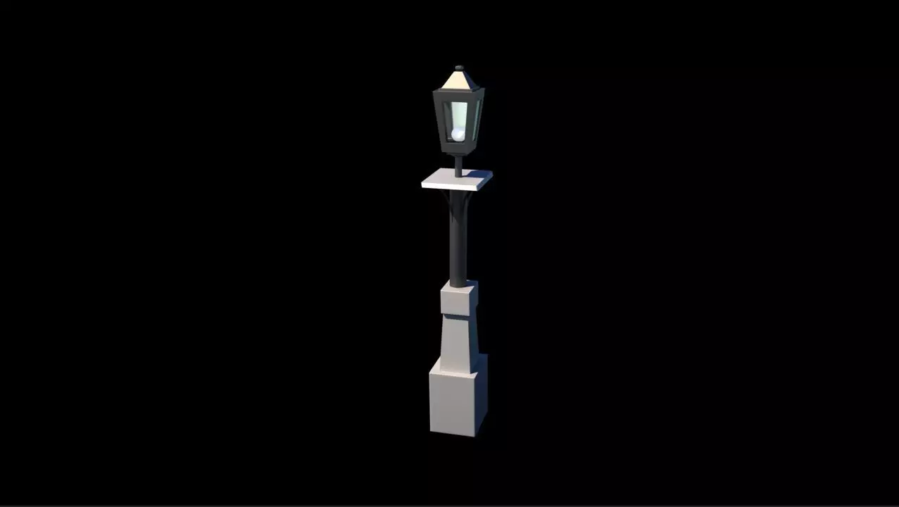 Garden lamp Free 3D model