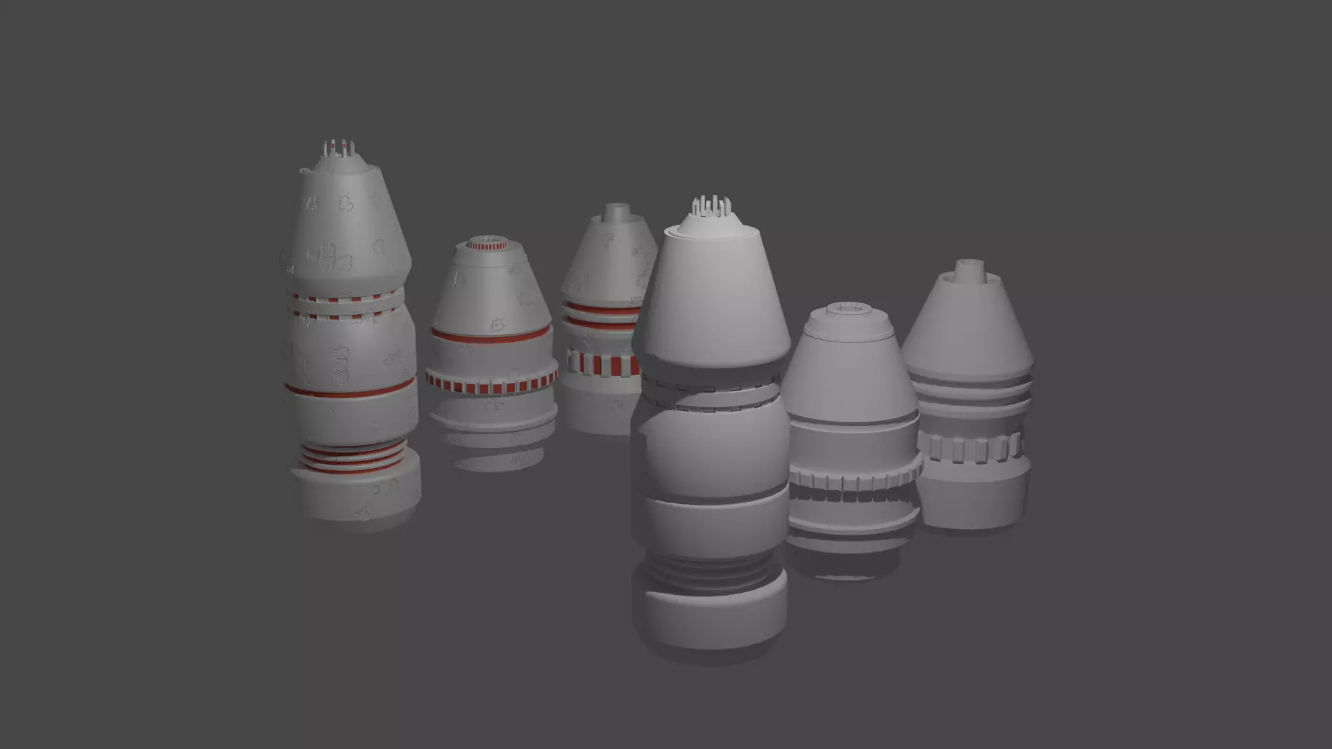 Sci-fi details for futuristic builds  Free low-poly 3D model_0