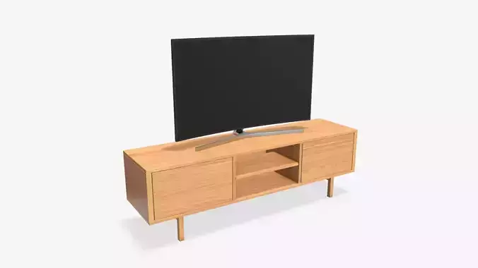 TV with cabinet