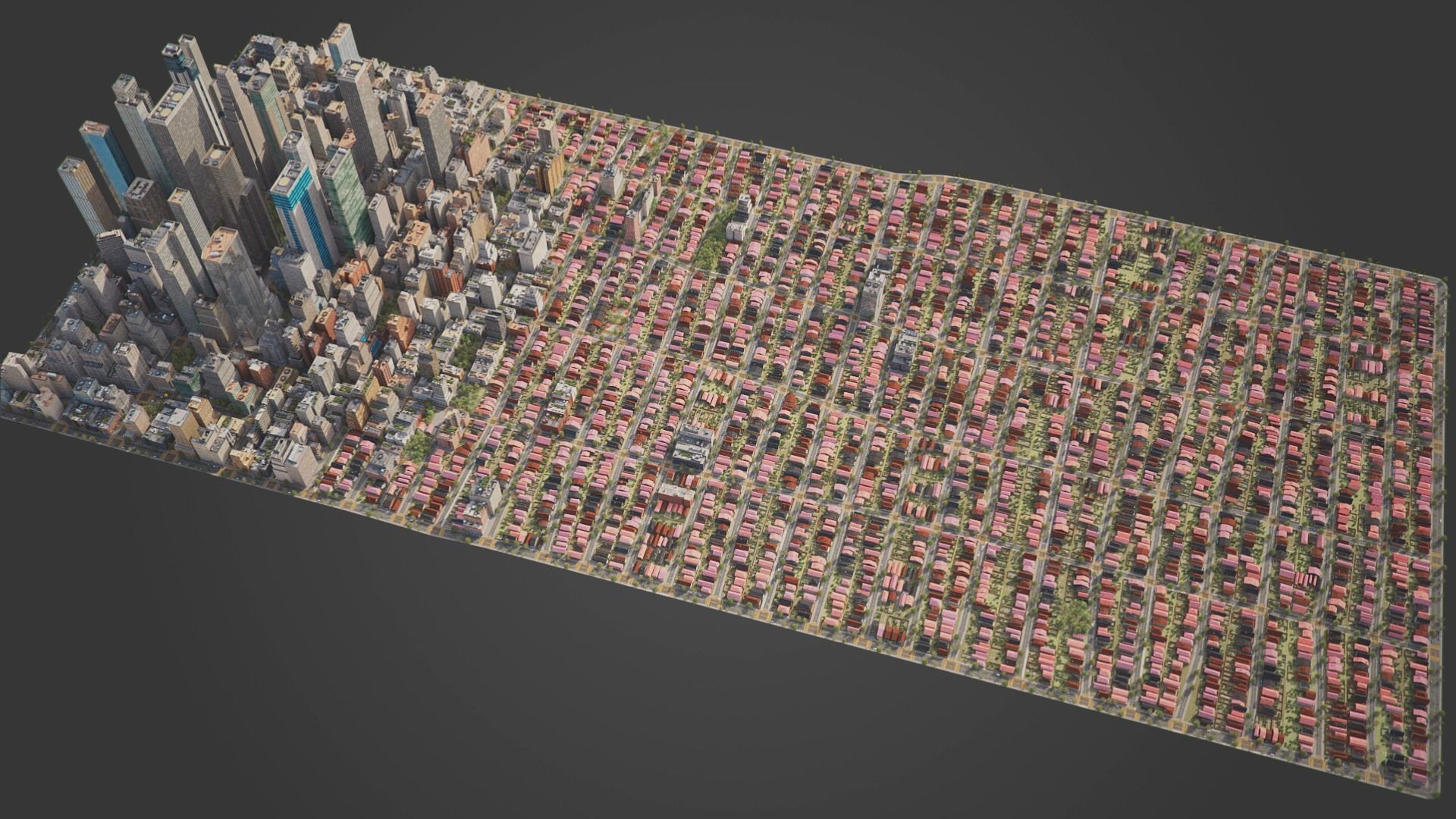 City R6 MAYA Low-poly 3D model_5