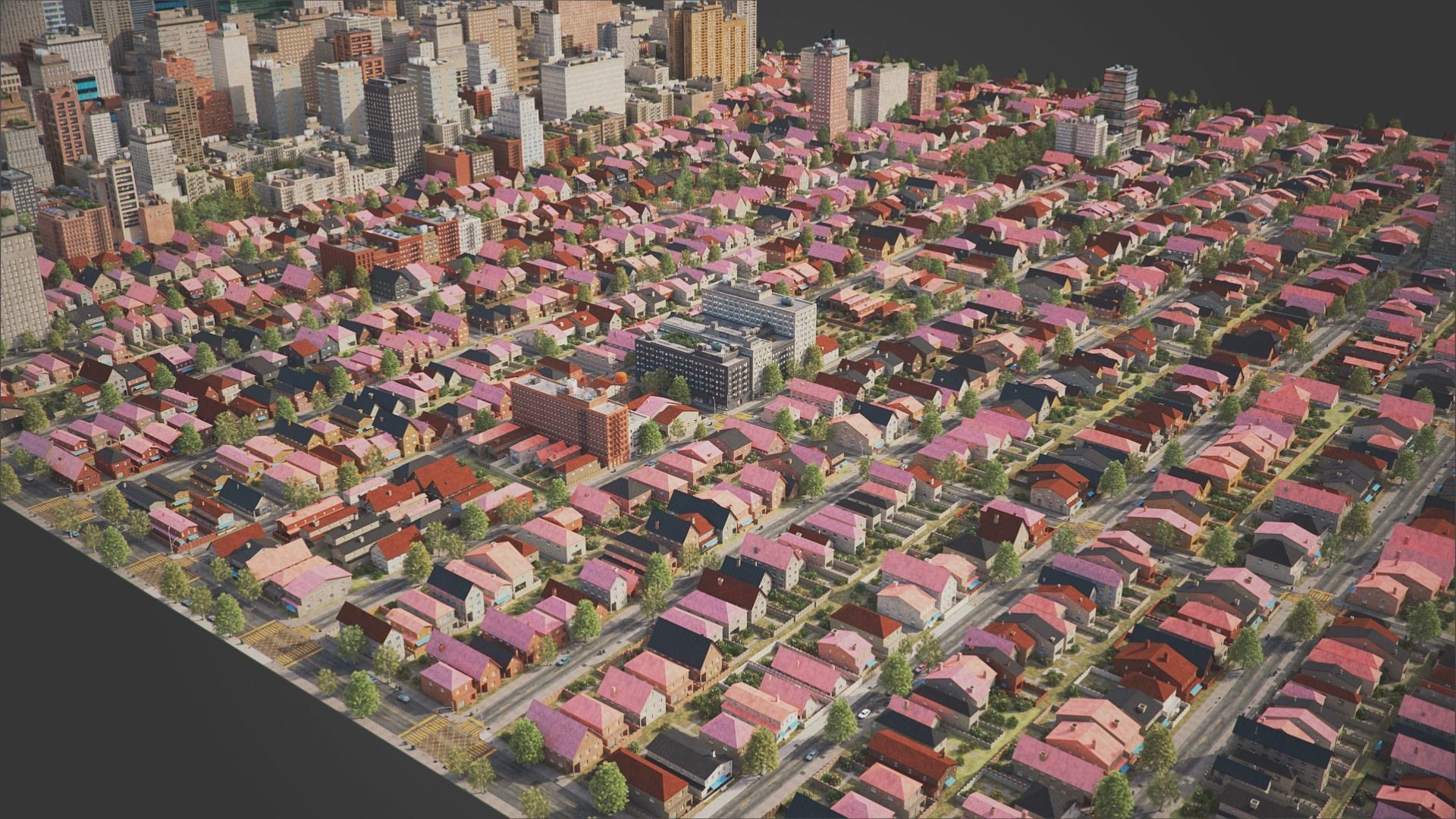 City R6 MAYA Low-poly 3D model_17