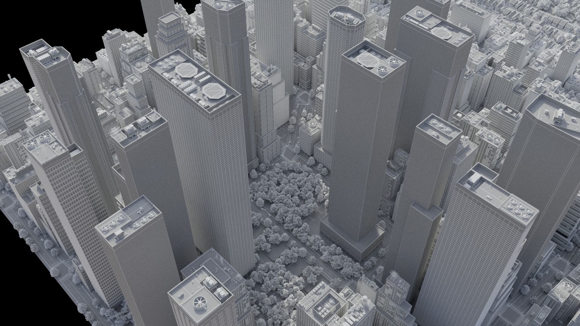 City R6 MAYA Low-poly 3D model_42