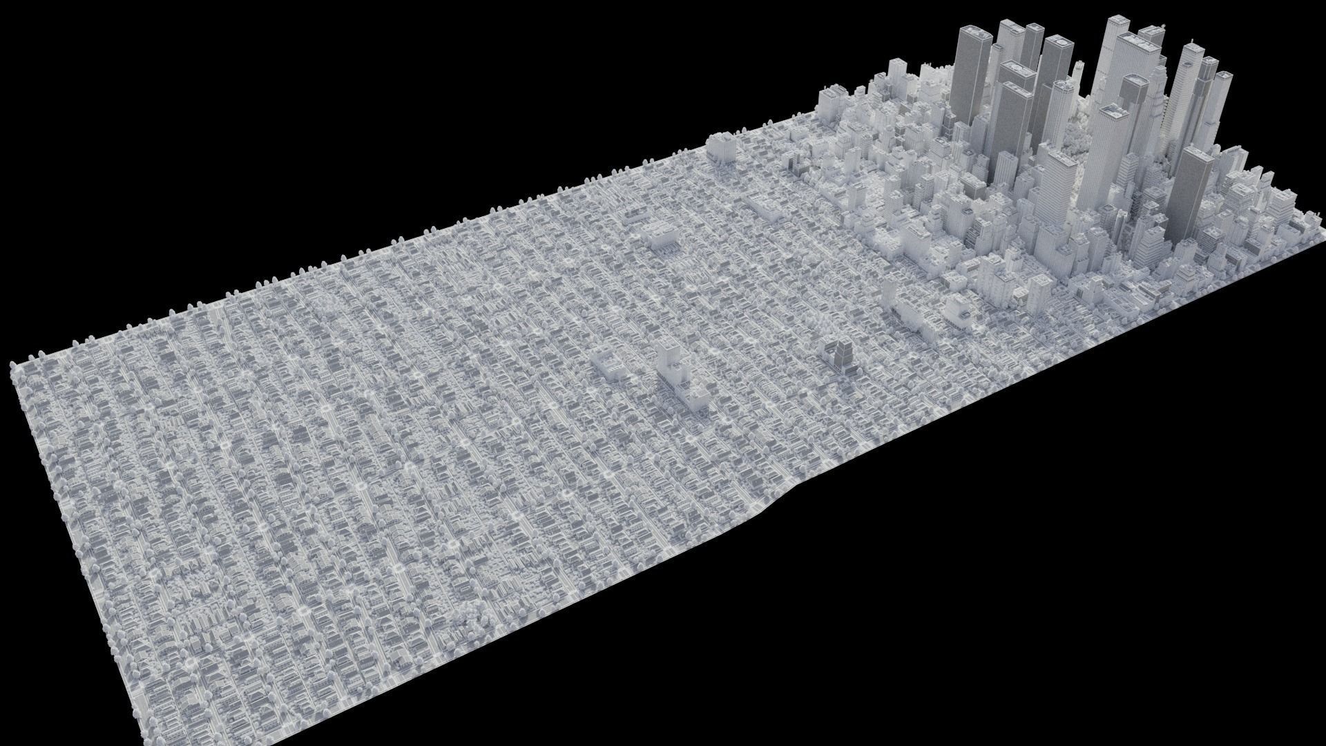 City R6 MAYA Low-poly 3D model_39