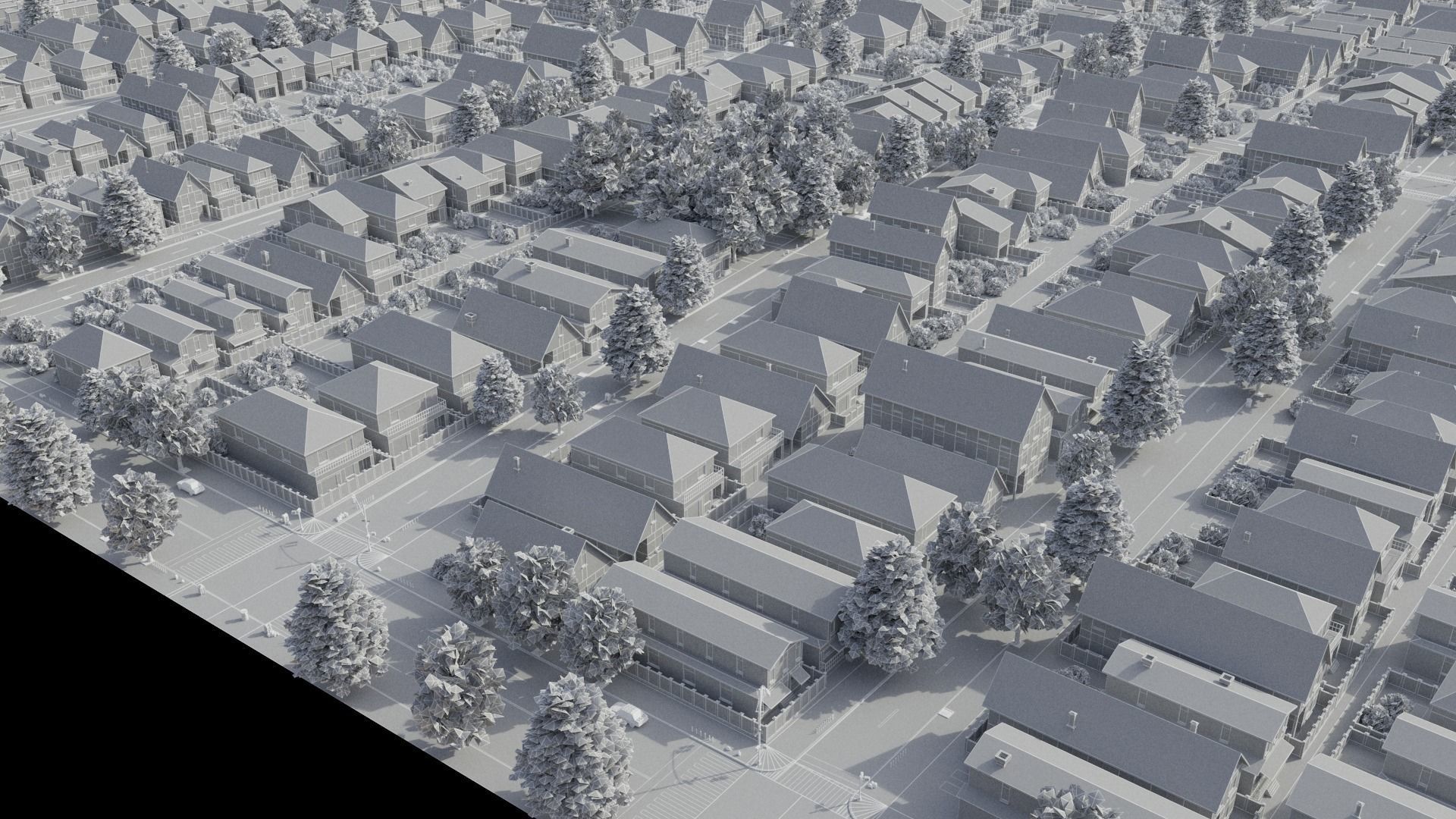 City R6 MAYA Low-poly 3D model_48