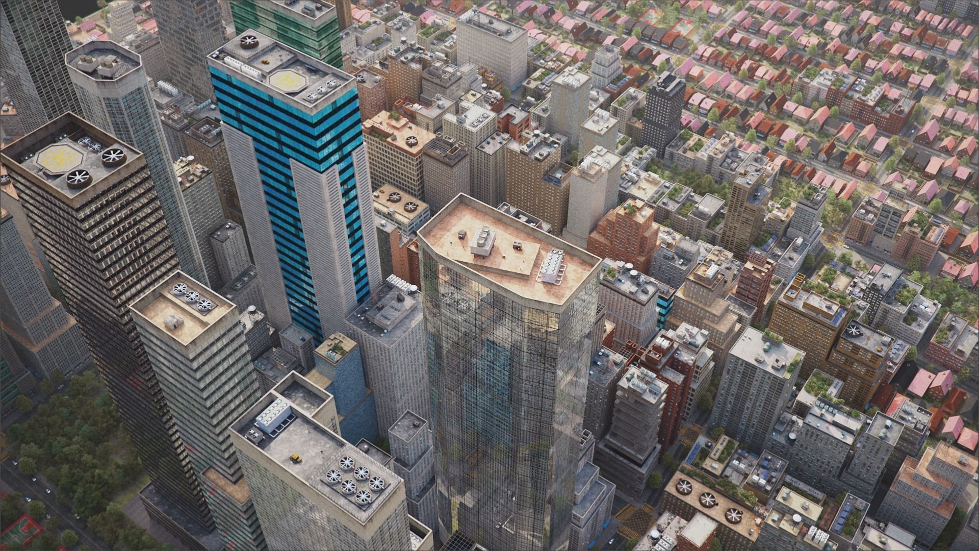 City R6 MAYA Low-poly 3D model_23