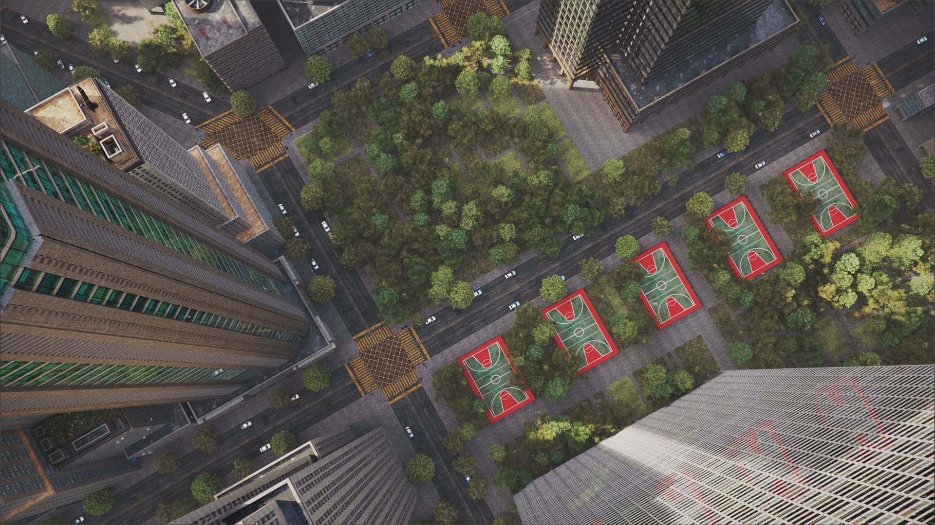 City R6 MAYA Low-poly 3D model_22