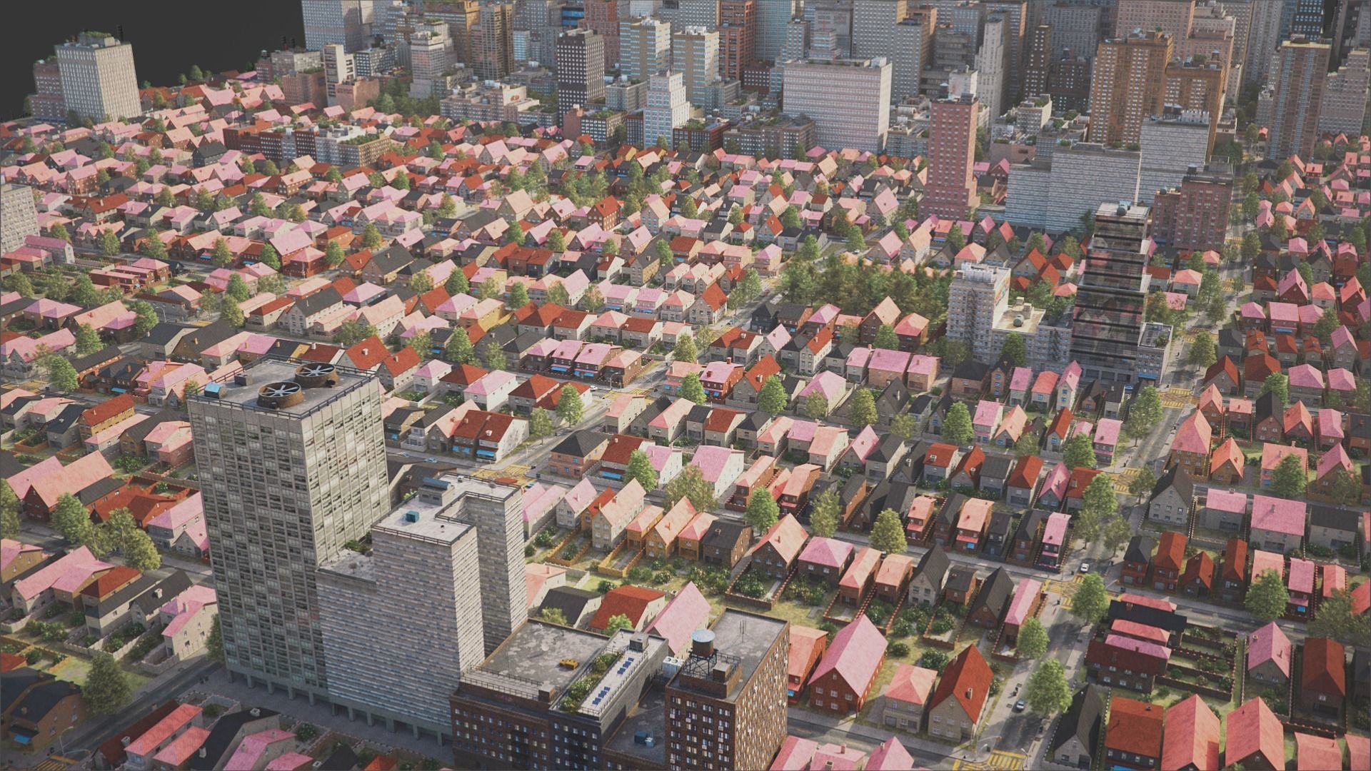 City R6 MAYA Low-poly 3D model_16