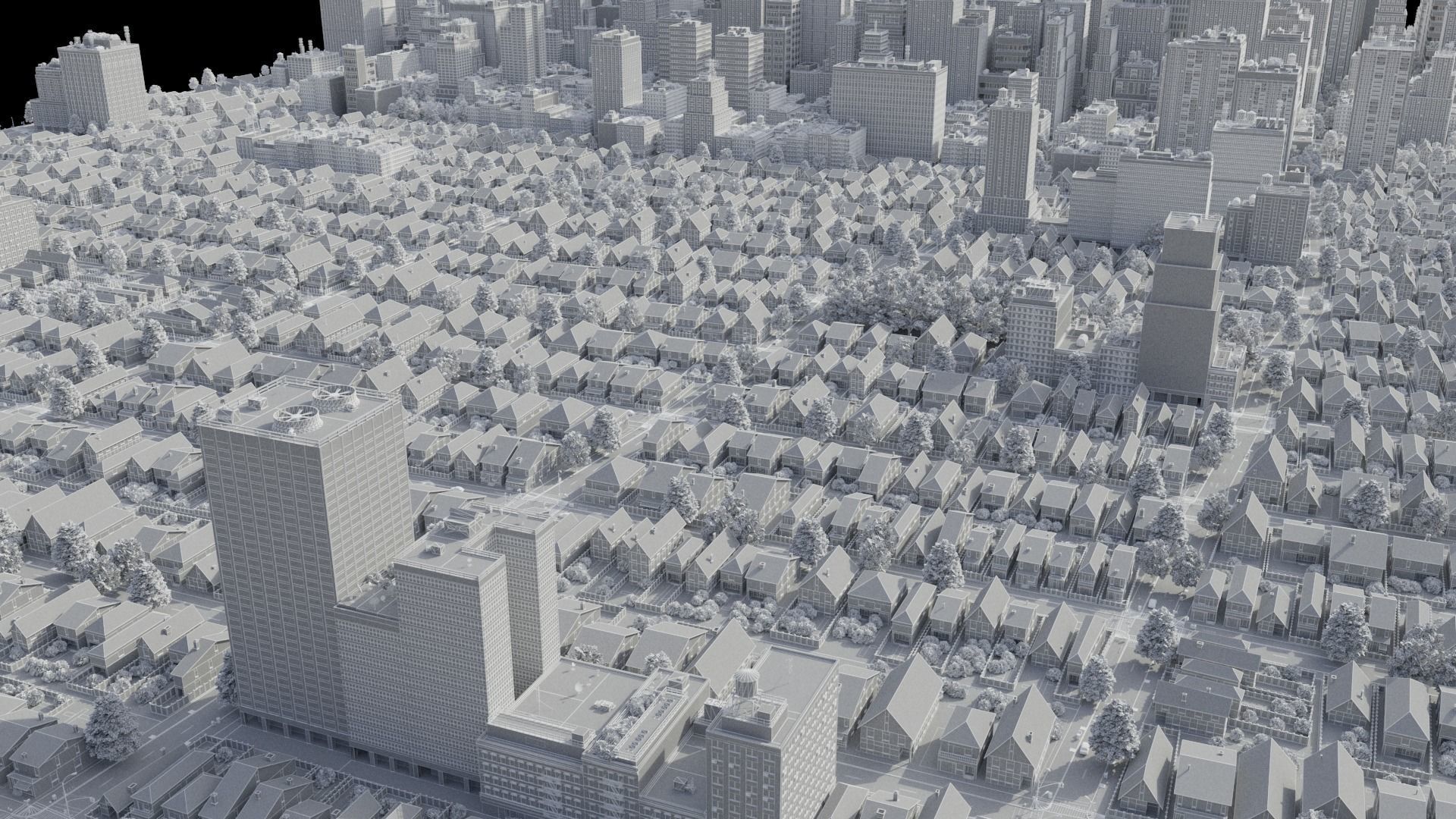 City R6 MAYA Low-poly 3D model_61