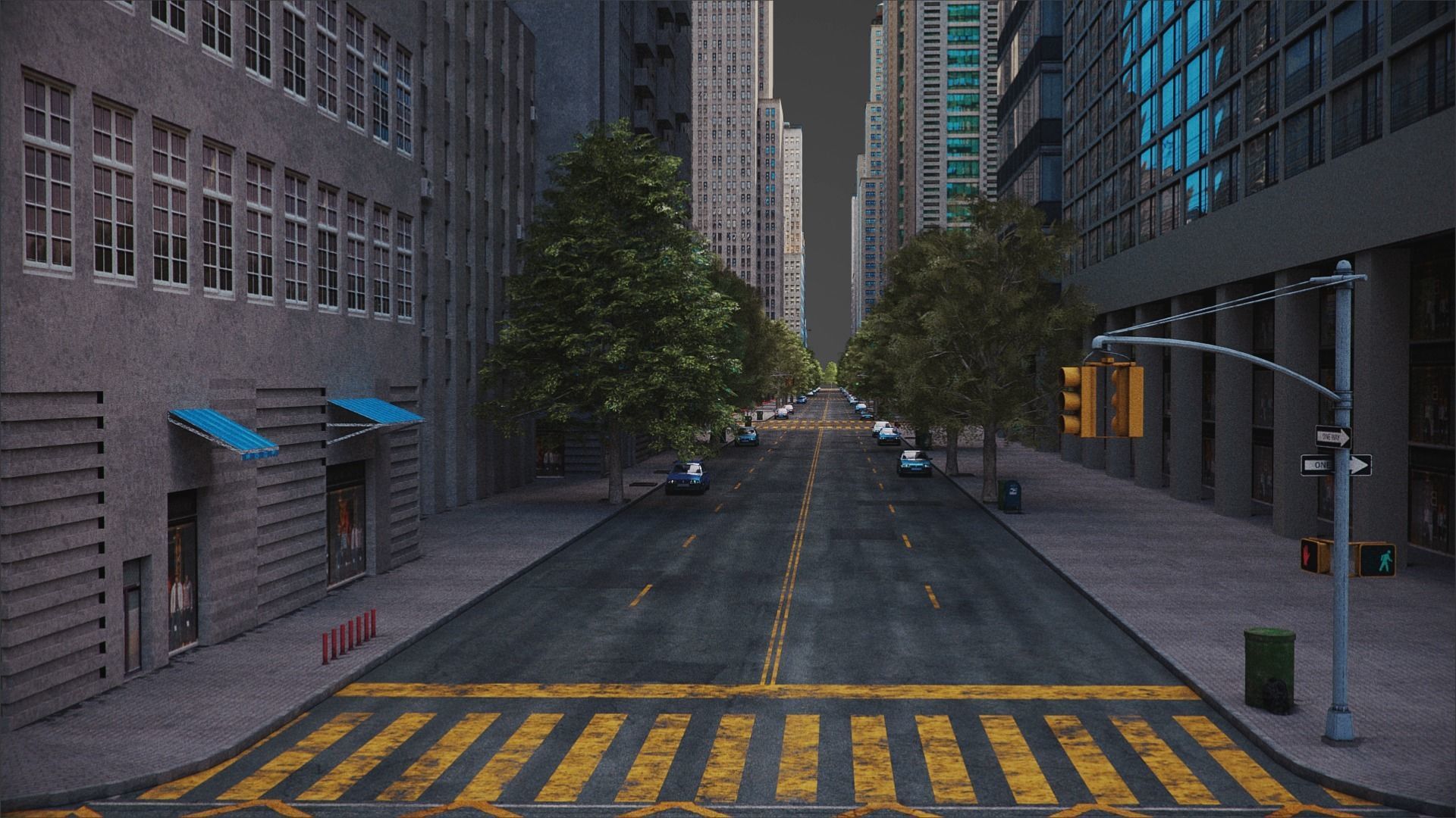 City R6 MAYA Low-poly 3D model_31