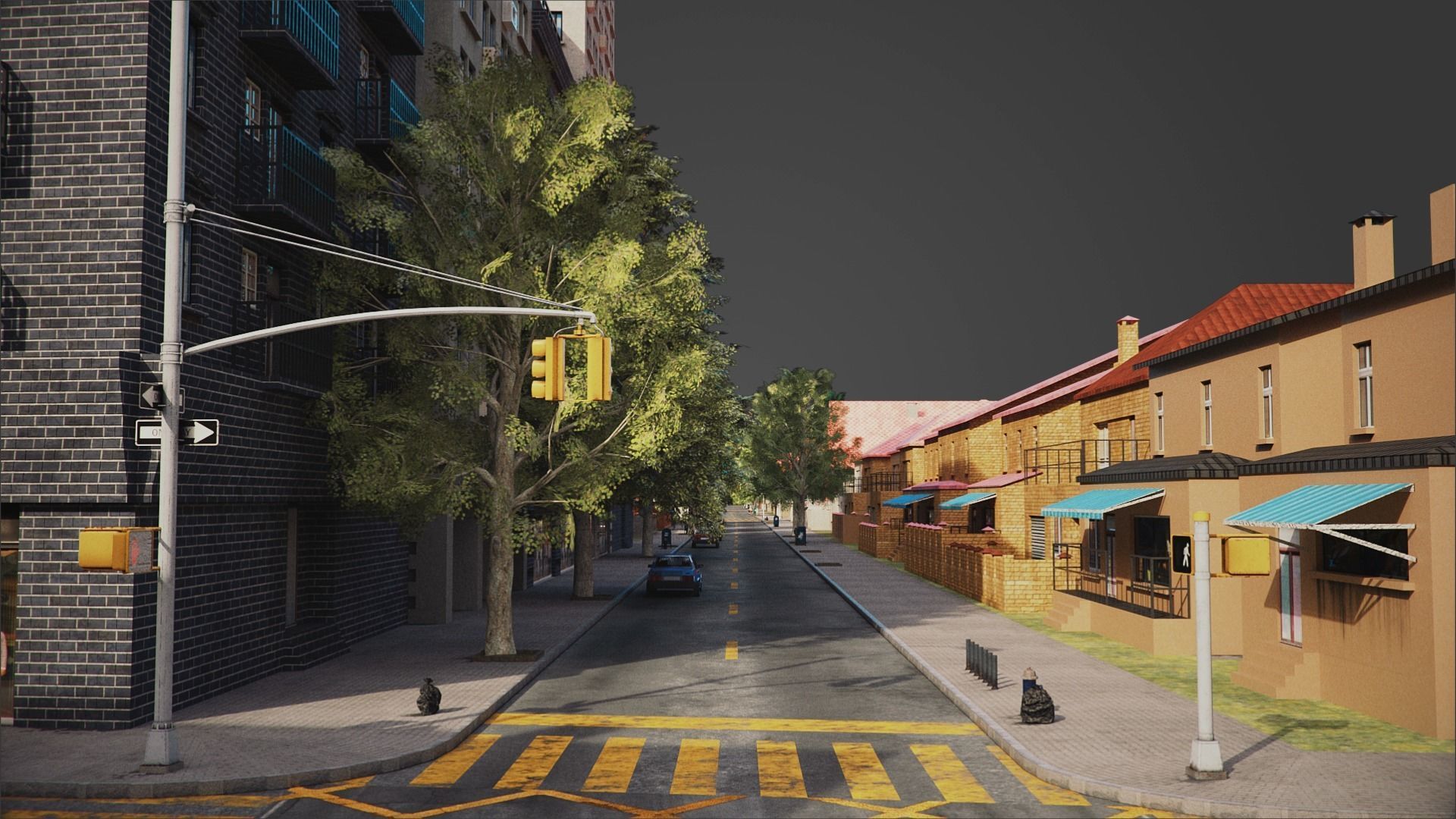 City R6 MAYA Low-poly 3D model_29