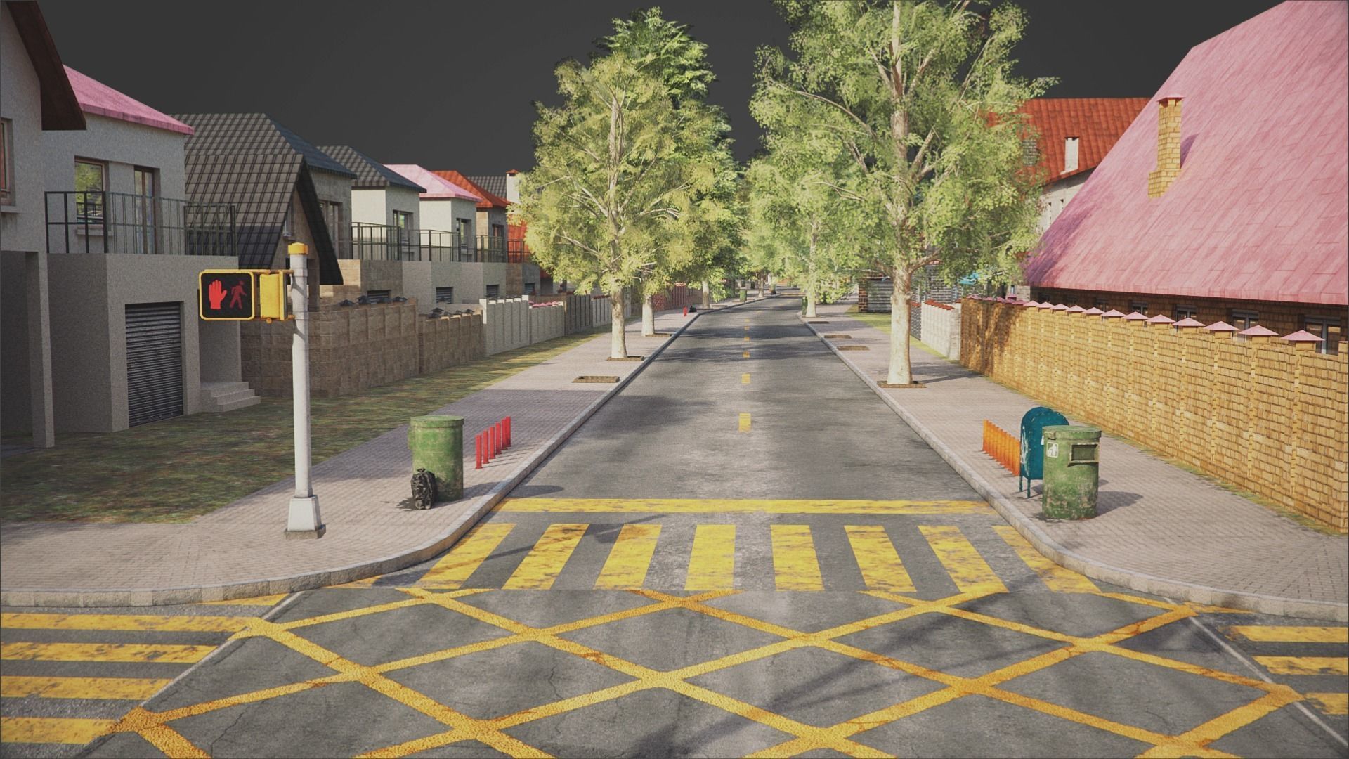 City R6 MAYA Low-poly 3D model_27